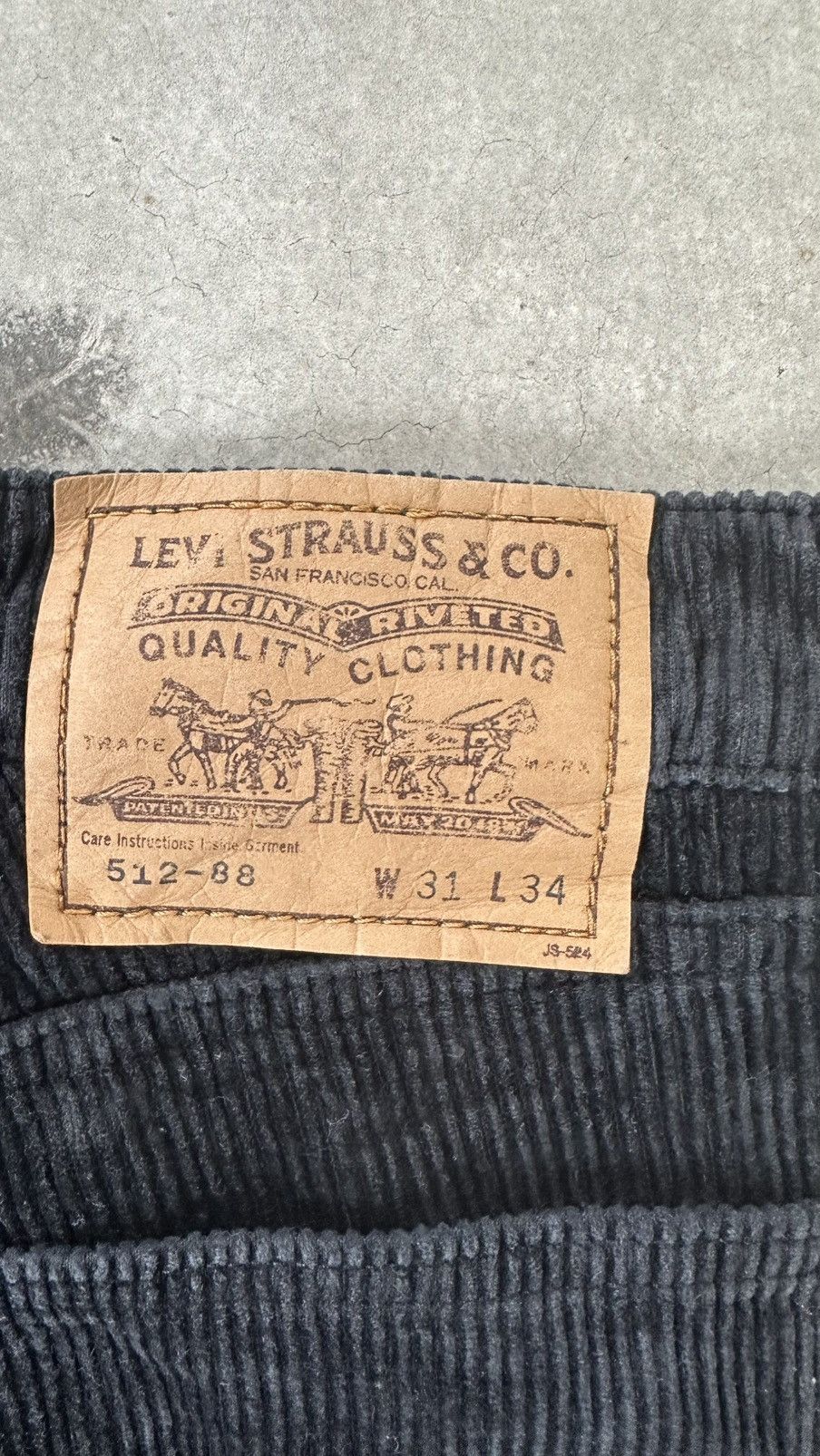 Levi's VINTAGE LEVIS LOT 512-88 CORDUROY PANT Size US 31 - 14 Thumbnail