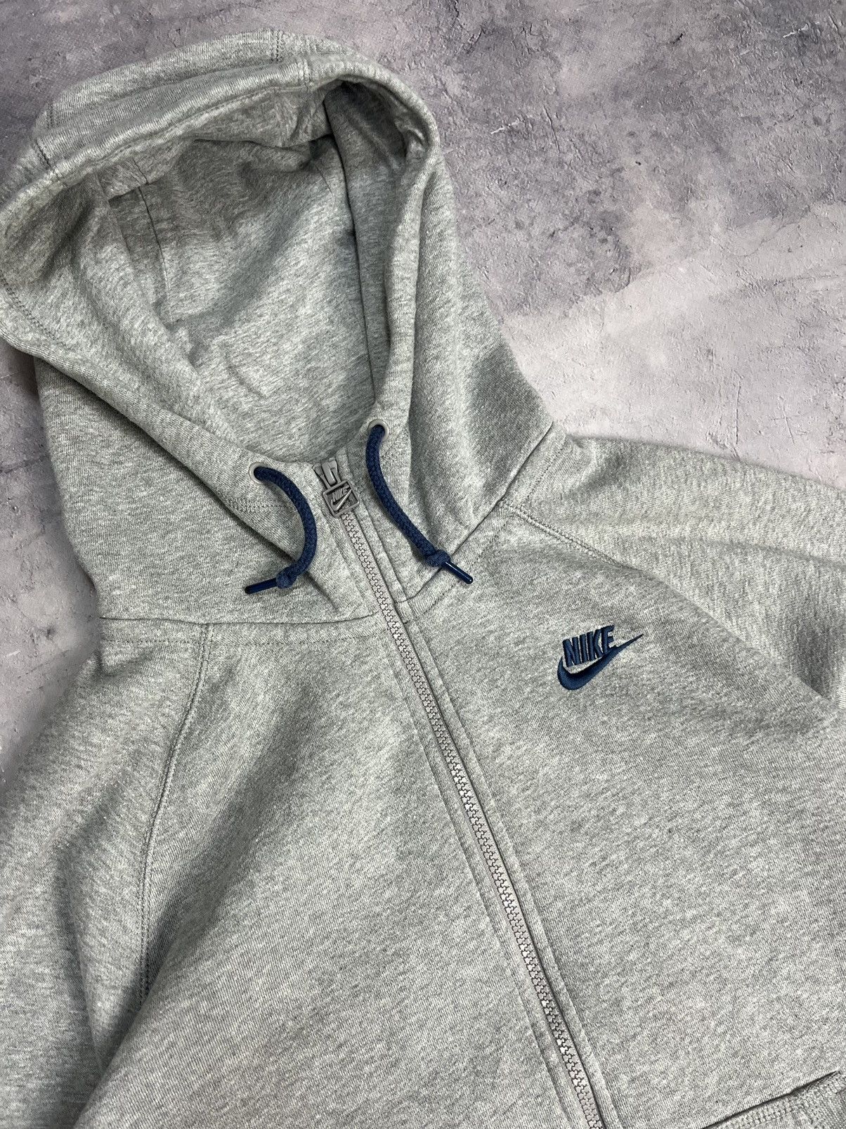Nike × Vintage Vintage Nike Zip Up Hoodie Drill Size US M / EU 48-50 / 2 - 2 Thumbnail