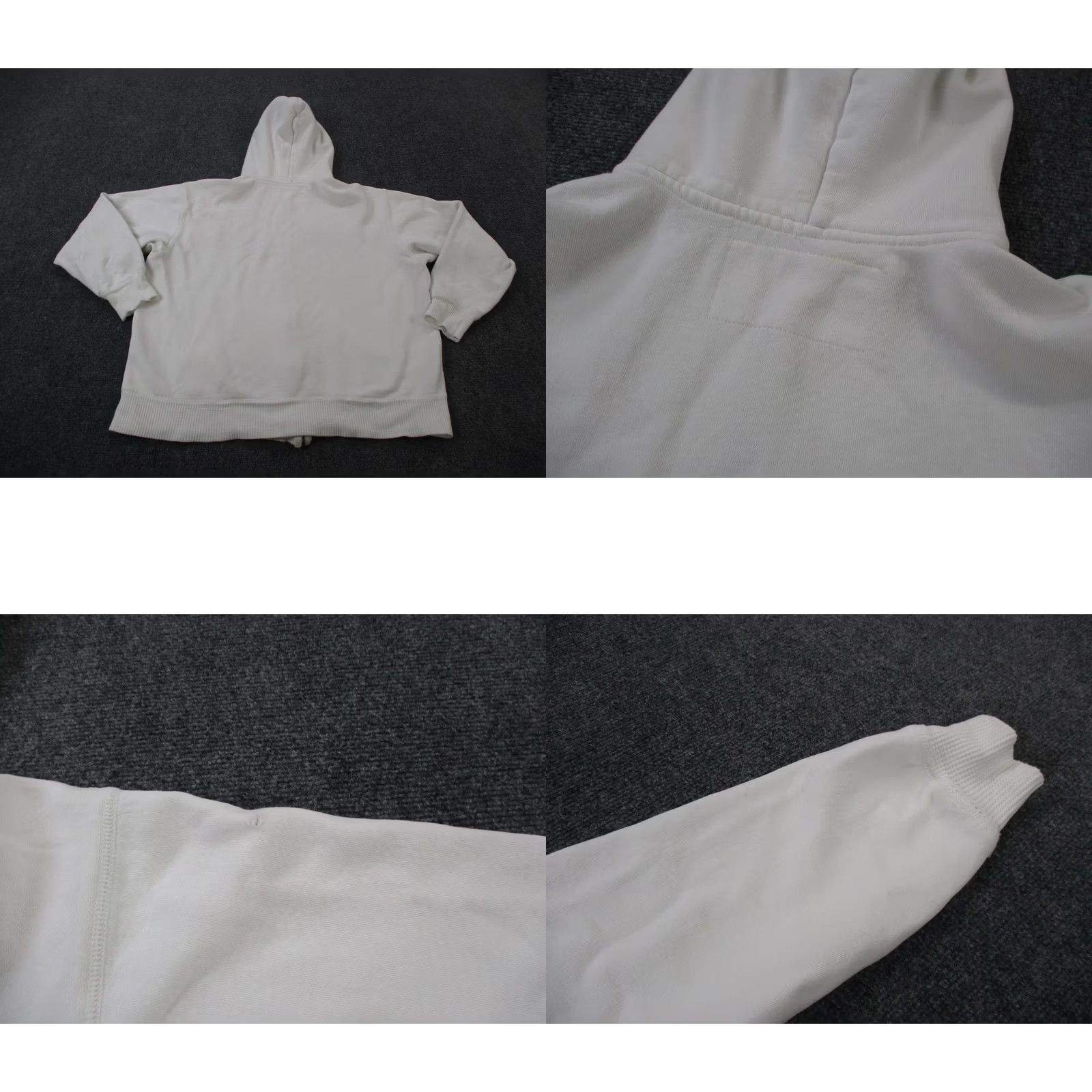 Polo Ralph Lauren VINTAGE Polo Ralph Lauren Hoodie Mens L White Jeans Jacket Grunge Y2K Spellout Logo Casual Size US L / EU 52-54 / 3 - 9 Thumbnail