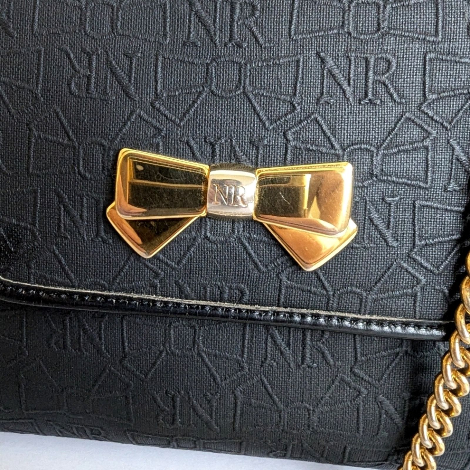 Nina Ricci Nina Ricci Front Flap 90's Vintage Chain Shoulder Bag Size ONE SIZE - 11 Thumbnail