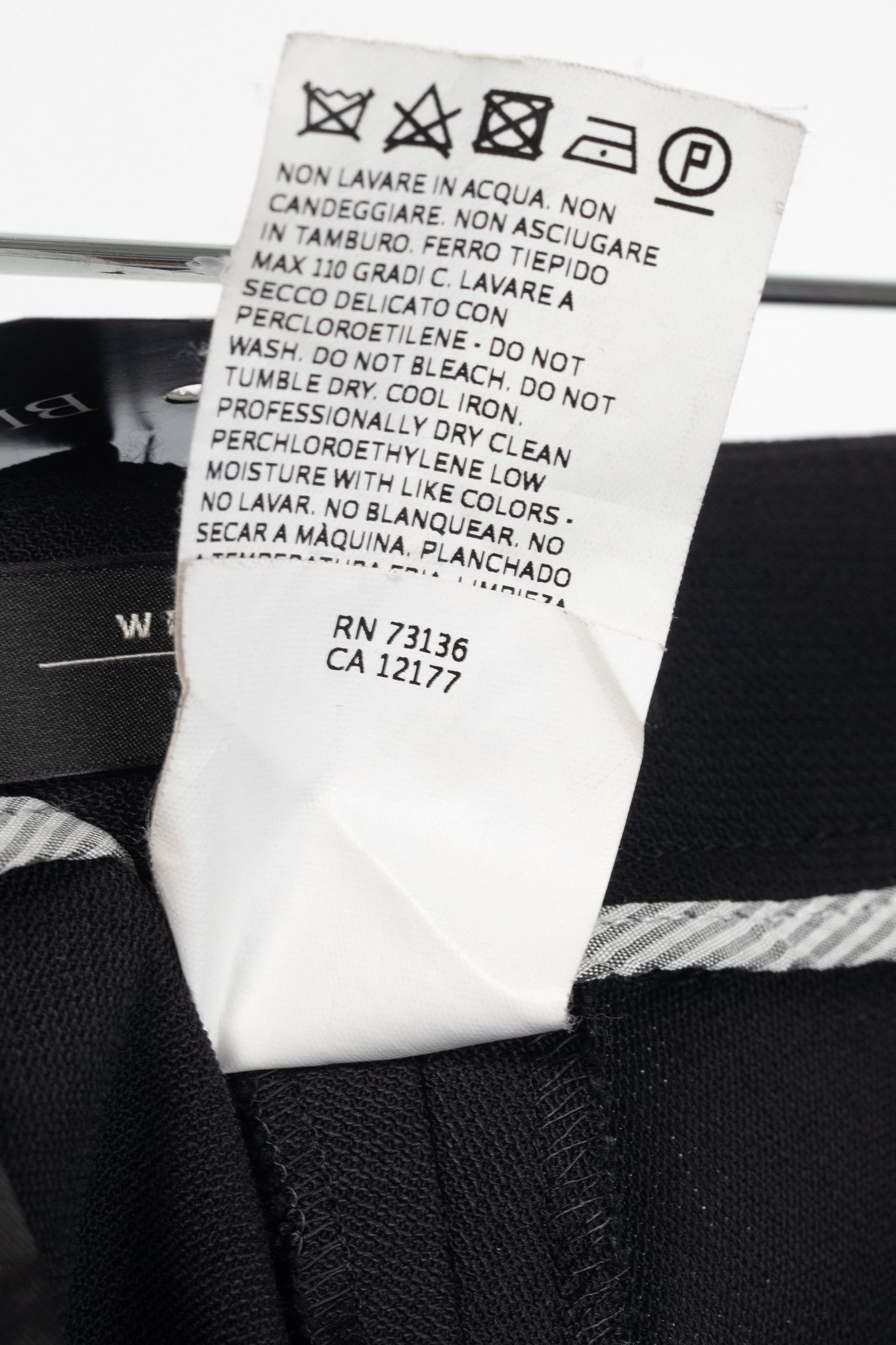 Weekend Max Mara Weekend Max Mara Cigarette Black Wool-Crepe Trousers Size 34" / US 12 / IT 48 - 11 Thumbnail