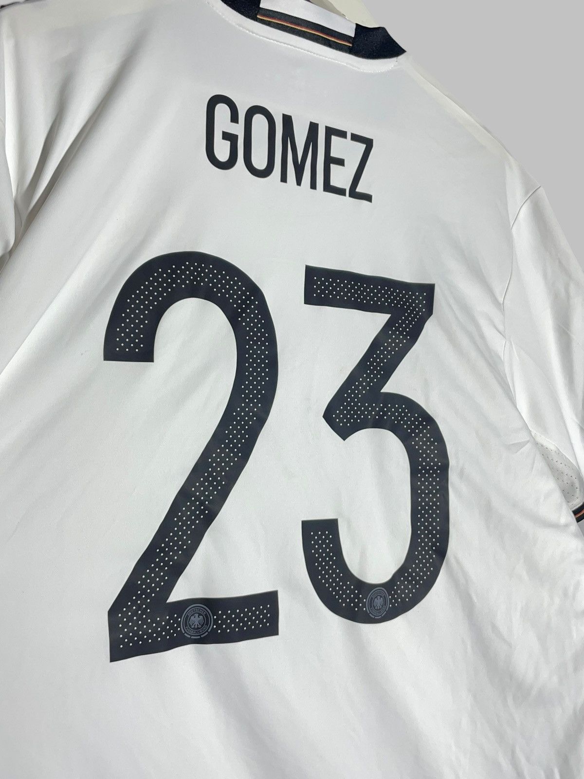 Adidas #23 Mario Gomez Germany 2016/17 Home Football Shirt Jersey Size US XL / EU 56 / 4 - 11 Thumbnail