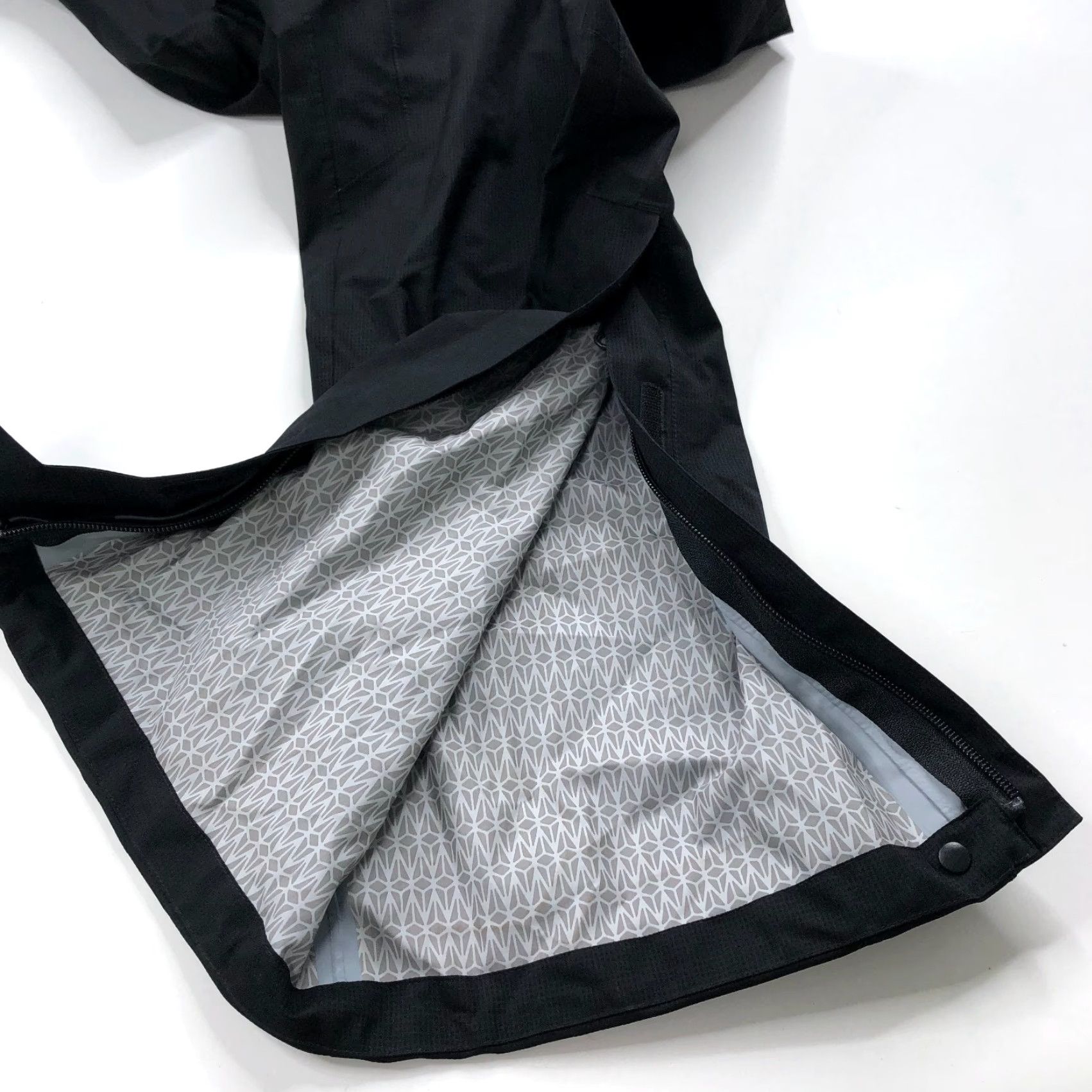 Vintage REI Elements Mens Rain Pants XXL 2XL 32L Black Polyester Trek Hiking Breathable Convertible Wind Size US 39 - 7 Thumbnail