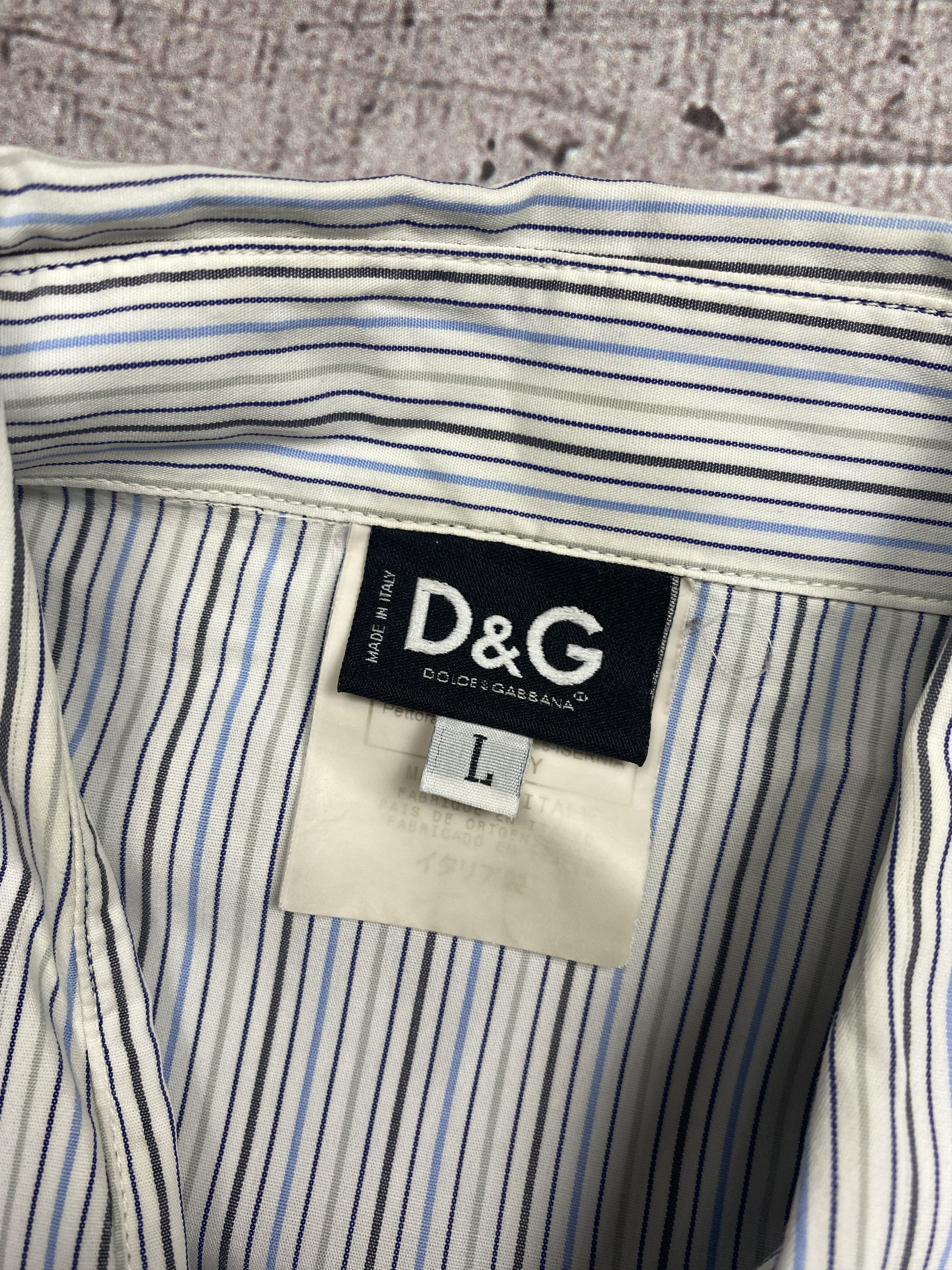 Dolce & Gabbana × Vintage Dolce & Gabbana Vintage Luxury long sleeve shirt Size US L / EU 52-54 / 3 - 4 Thumbnail