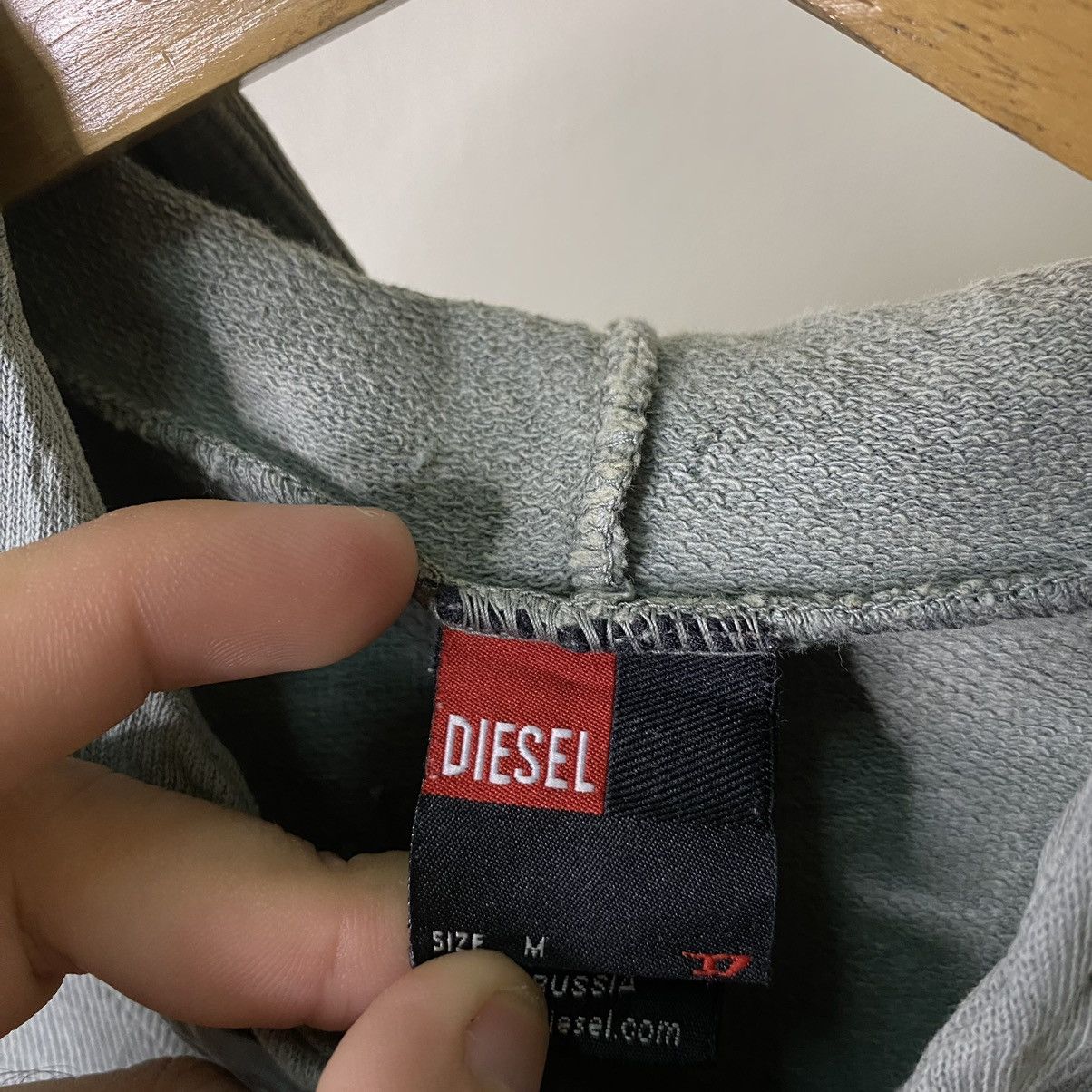 Diesel × Vintage Diesel Cyber Grunge Gothic Sage Green Zip Up Jacket Size US S / EU 44-46 / 1 - 3 Thumbnail
