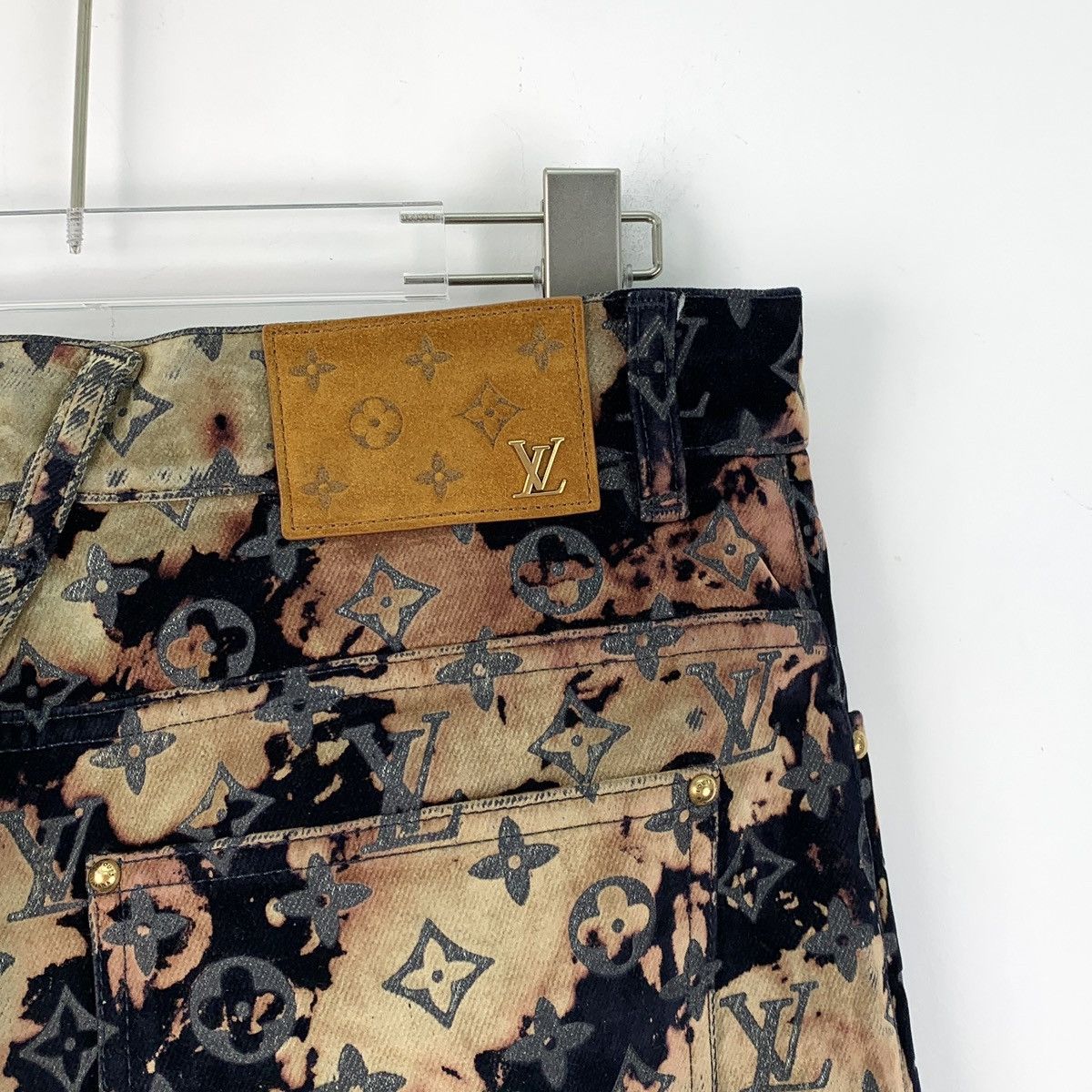 Louis Vuitton Louis Vuitton colorblocked straight leg pants Size 29" - 3 Thumbnail
