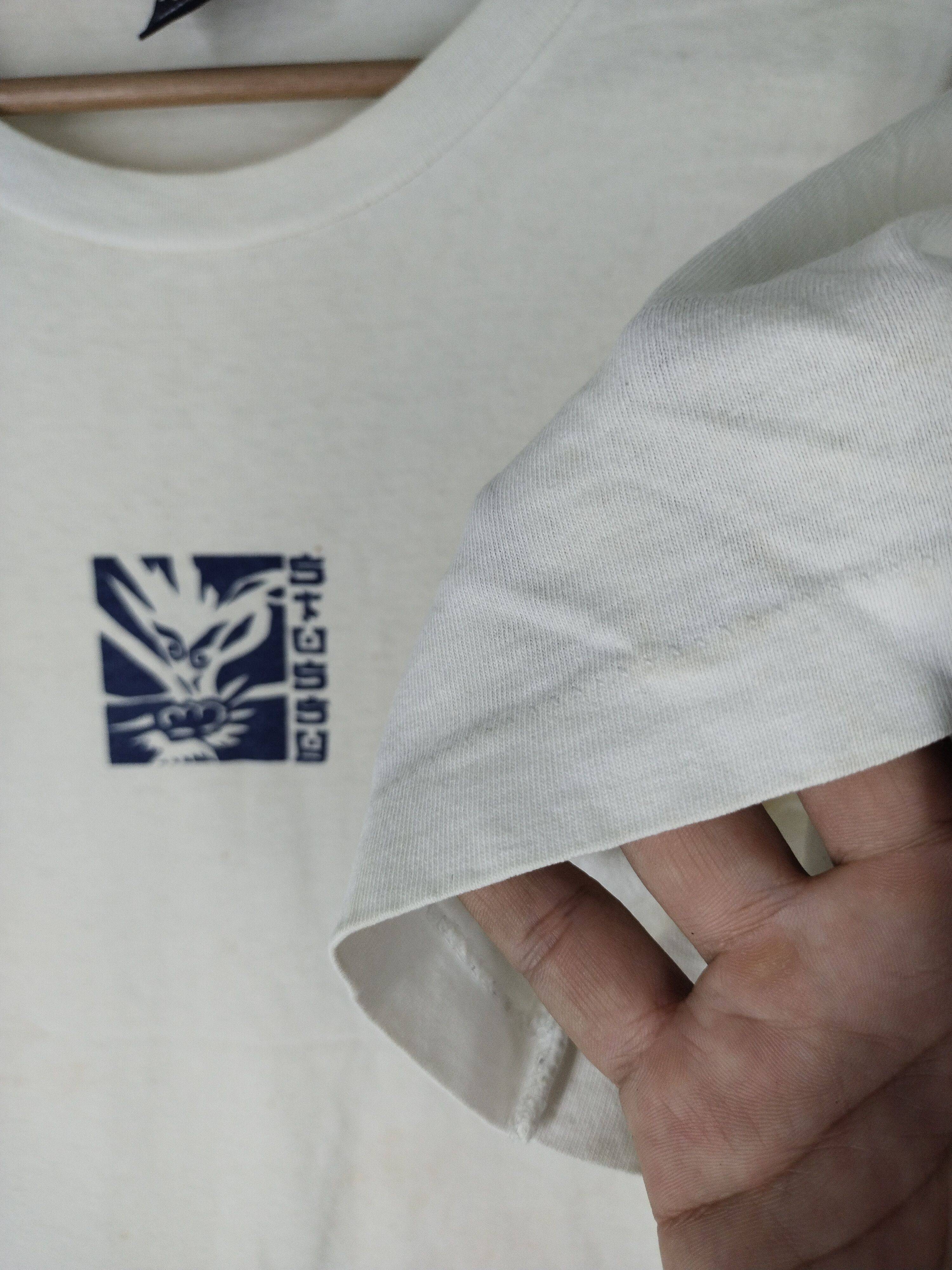 Stussy × Vintage Rare Vintage 90's Stussy Dragon White Shirt Tee Size US M / EU 48-50 / 2 - 5 Thumbnail
