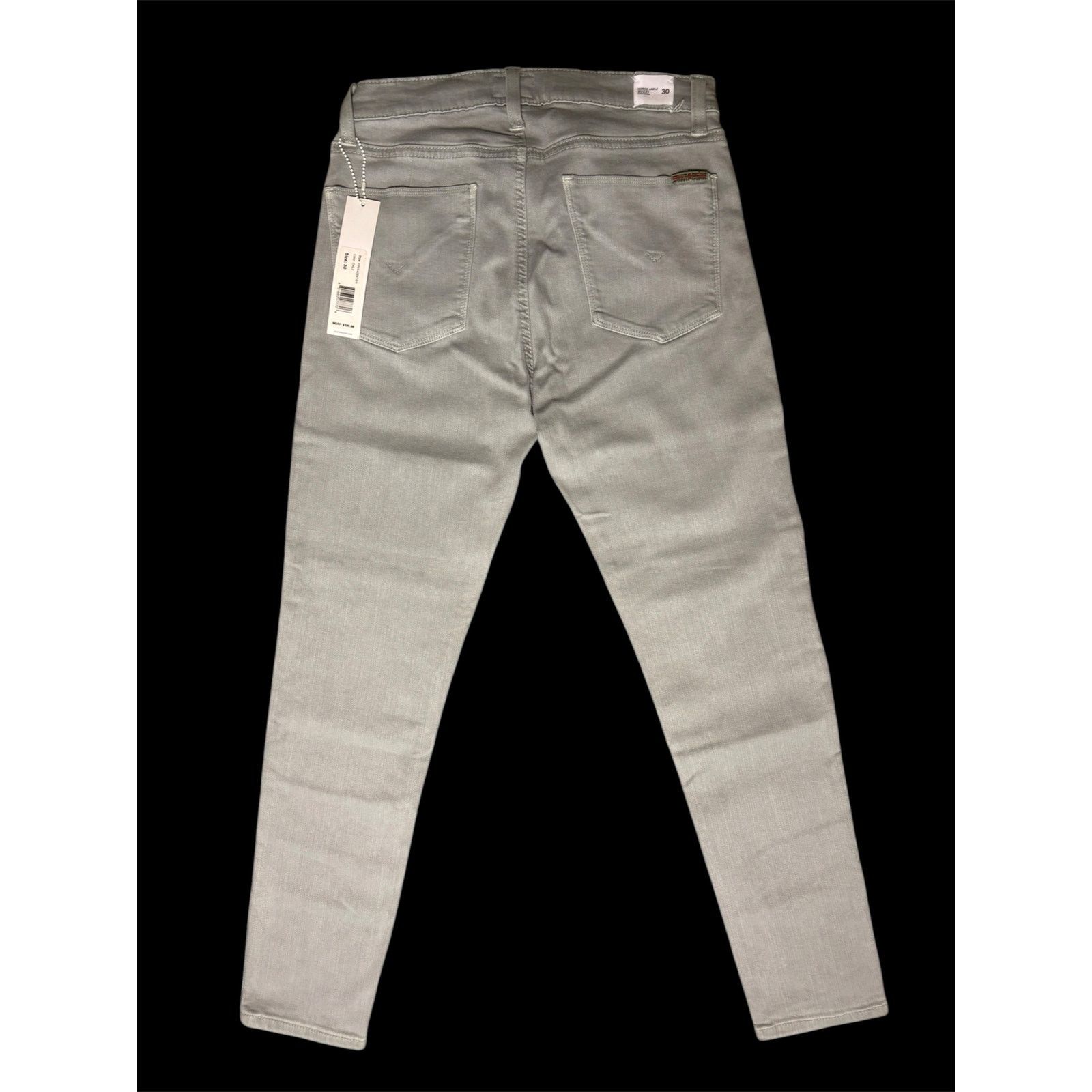 Hudson Hudson Gray Midrise Ankle Suzzi Super Skinny Denim Jeans Size US 30 / EU 46 - 2 Thumbnail