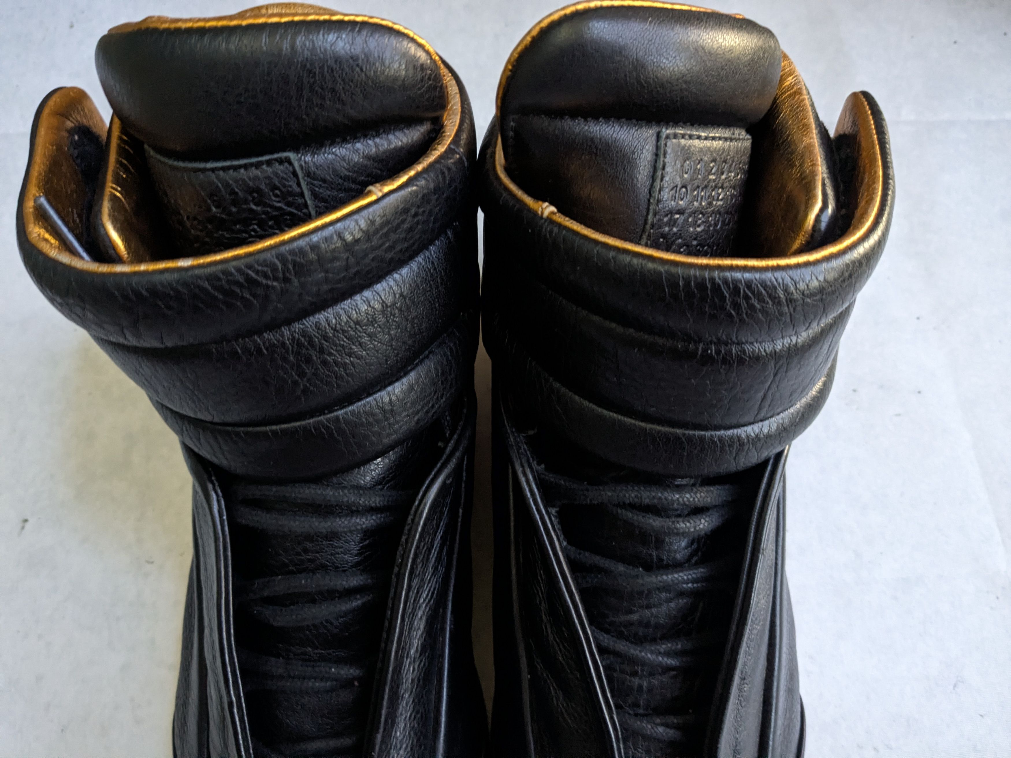 Maison Margiela Maison Margiela Future Black 11 44 High Tops Leather Size US 11 / EU 44 - 8 Thumbnail
