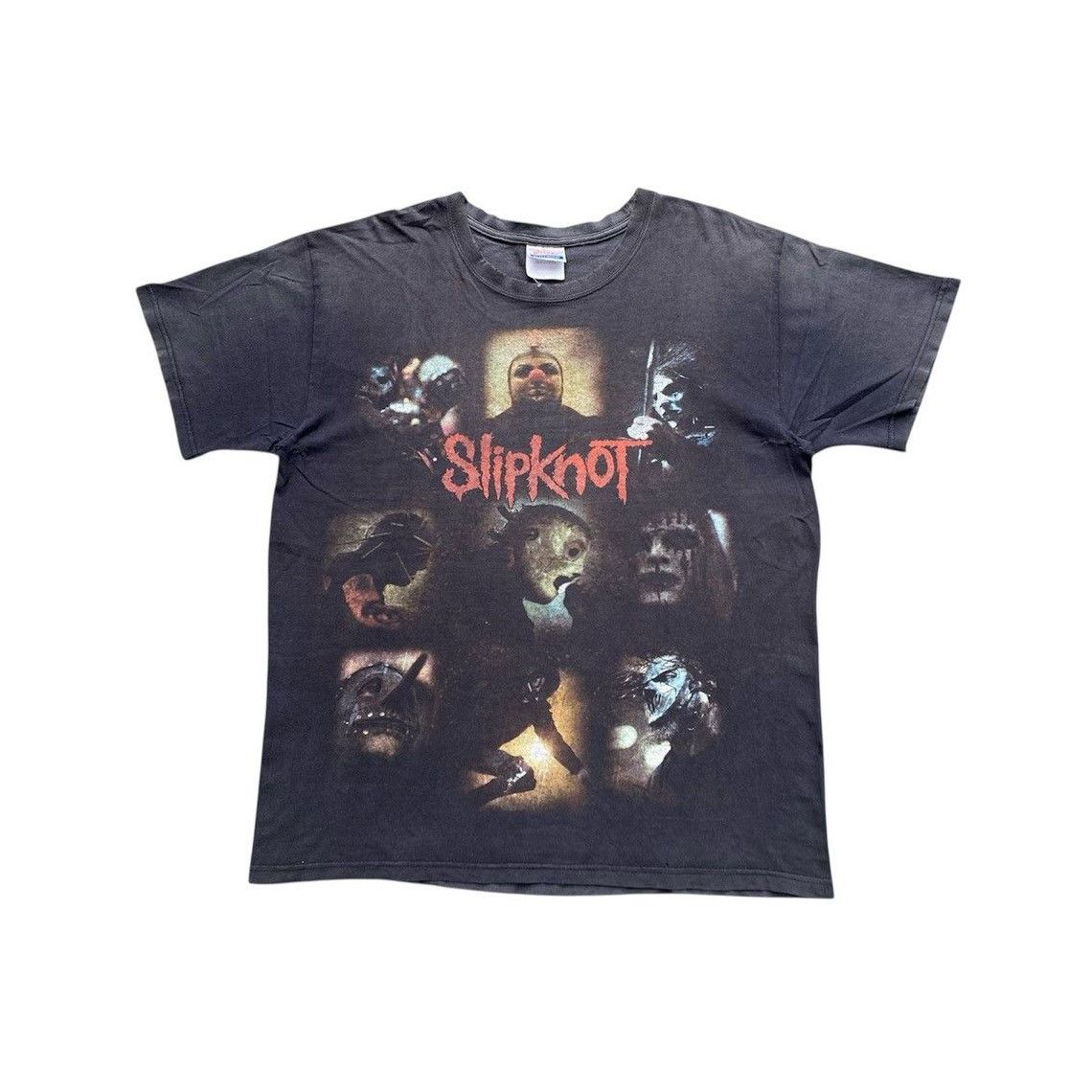Slipknot Vintage Slipknot Nu Metal Band T-Shirt Distressed Thrashed Size US M / EU 48-50 / 2 - 1 Thumbnail