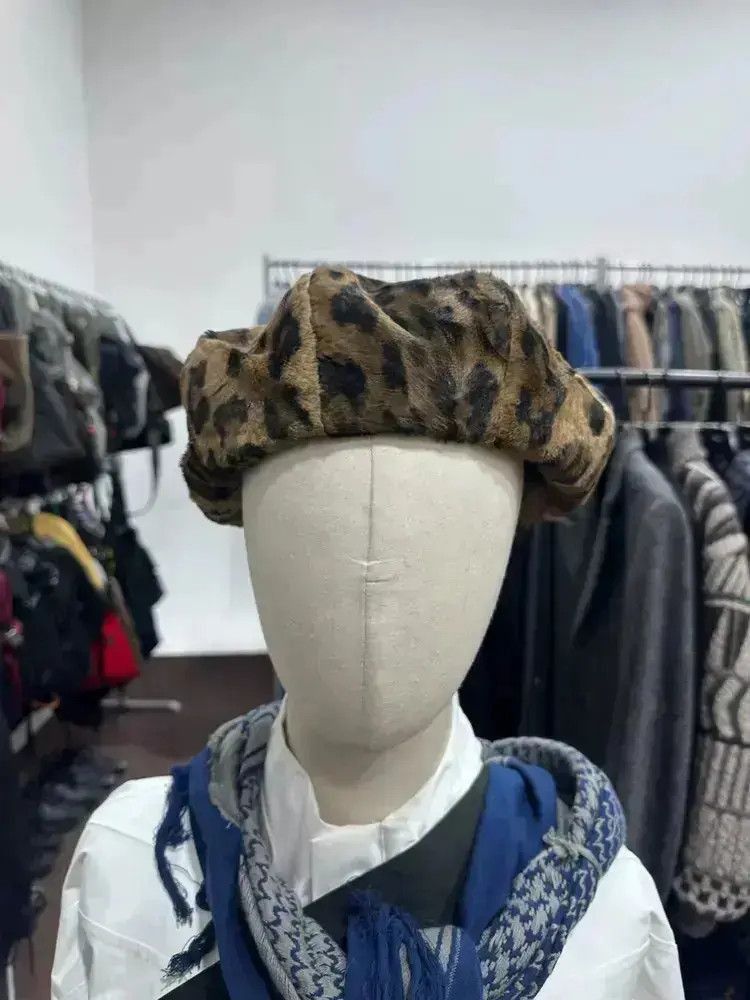 Number (N)ine Number (N)ine Number Nine Leopard Print Hat-2506 Size ONE SIZE - 4 Thumbnail