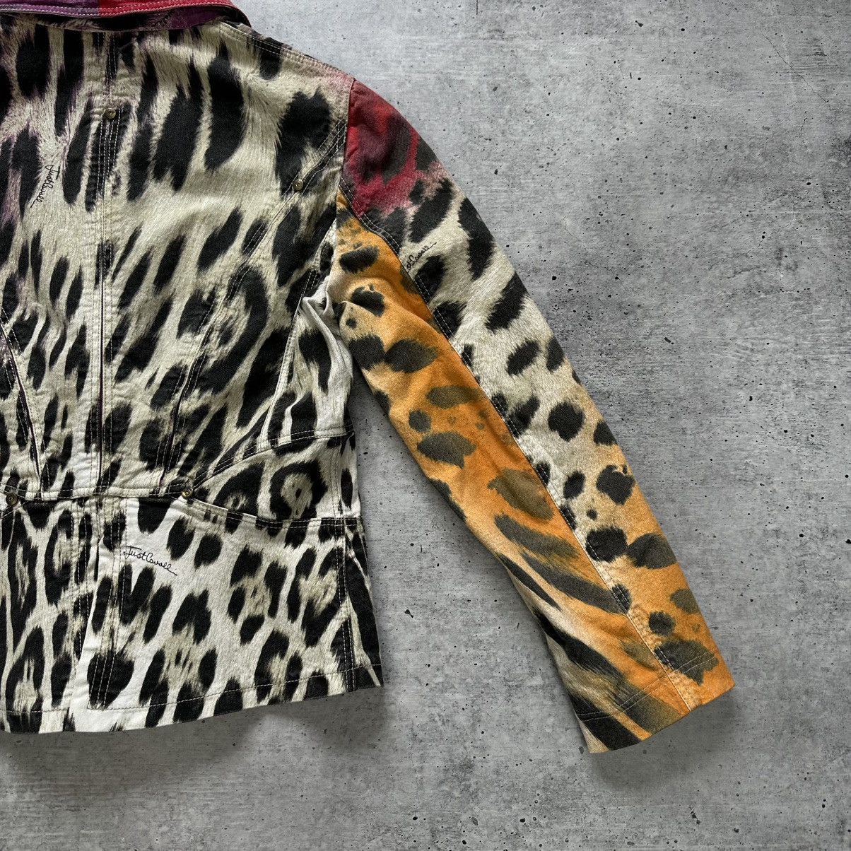 Just Cavalli Vintage Roberto Cavalli Just Cavalli Leopard Print Jacket Size M / US 6-8 / IT 42-44 - 20 Thumbnail