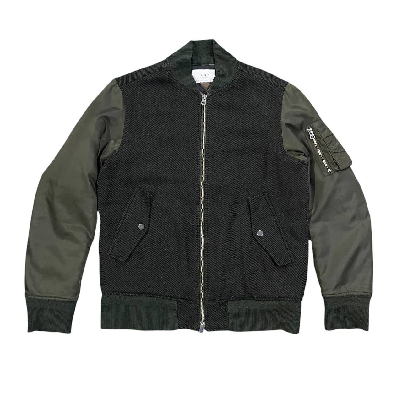 Japanese Brand Inherit Wool Bomber Jacket Camo Quilted Size US M / EU 48-50 / 2 - 1 Thumbnail