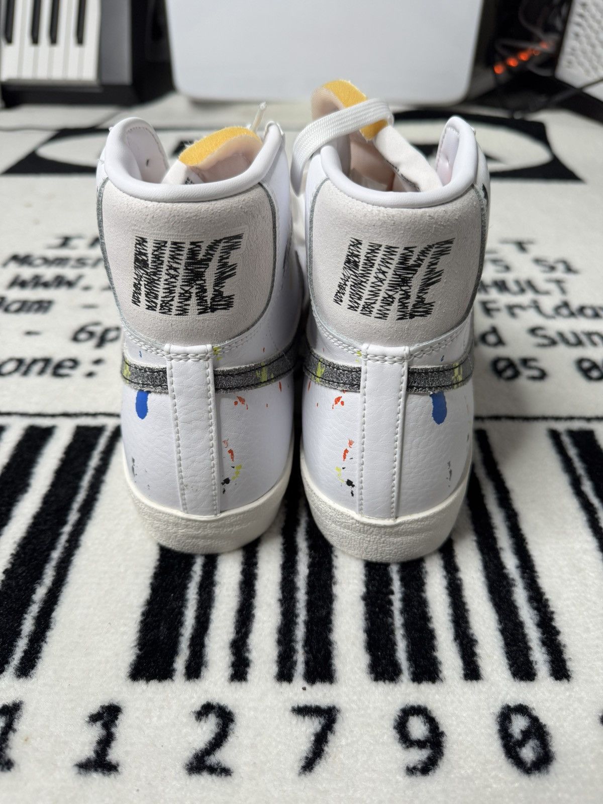 Nike Blazer Mid 77 Paint Splatter Size US 10.5 / EU 43-44 - 5 Thumbnail