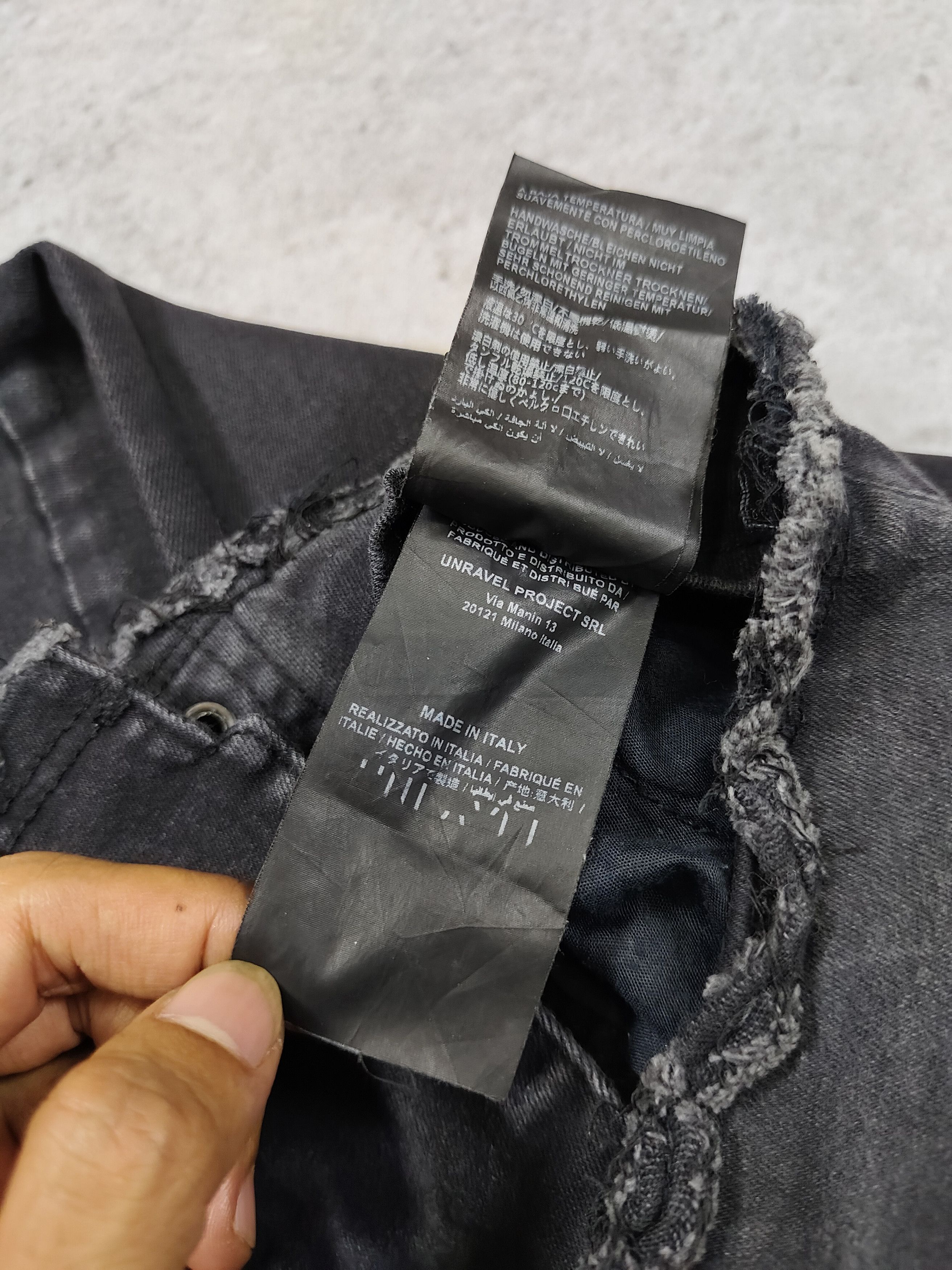 Ben Taverniti Unravel Project Unravel Project- Gothic Glam Rock Lace Up Skinny Jeans Size 28" / US 6 / IT 42 - 10 Thumbnail