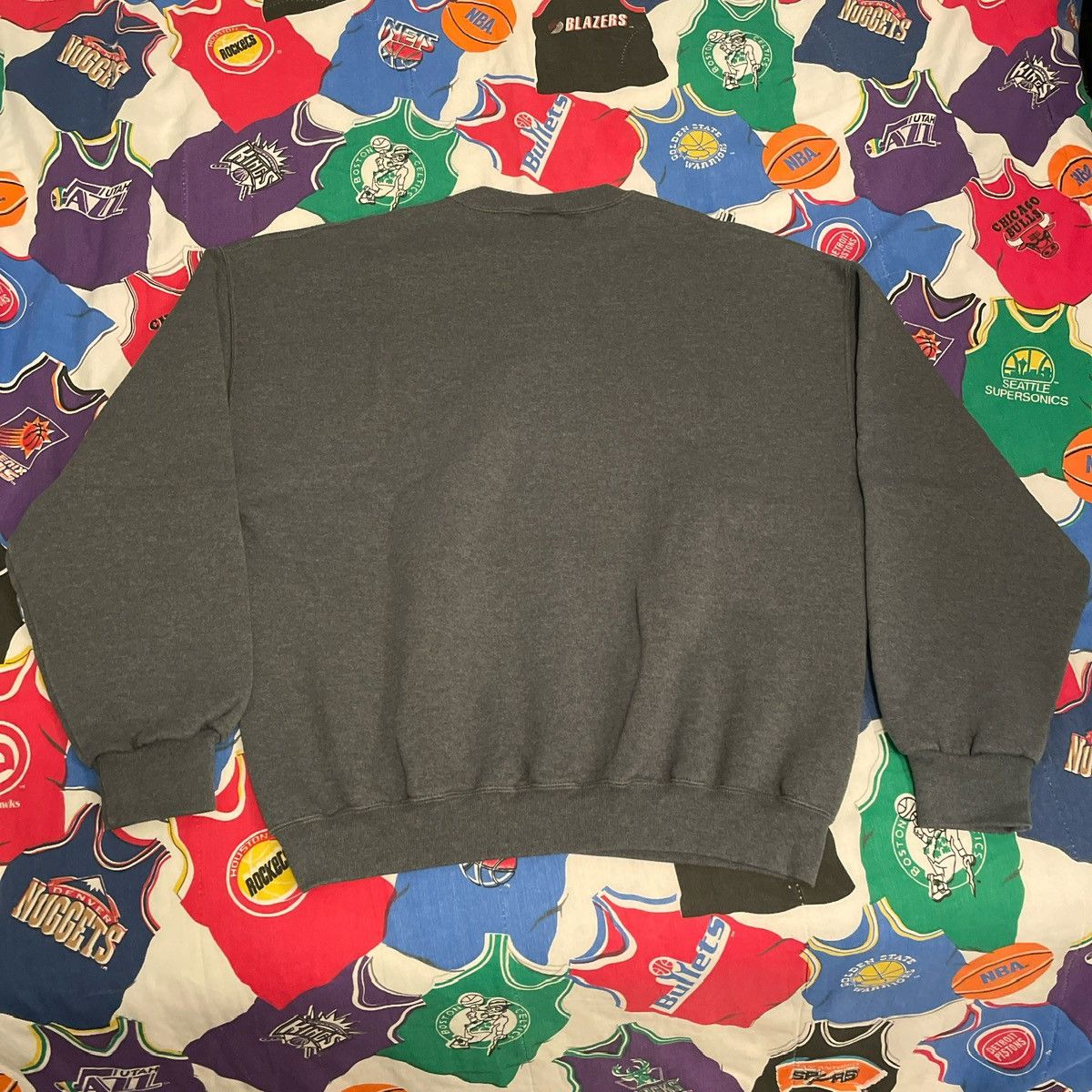 Russell Athletic × Vintage Vintage Grey Russell Athletic Made In Mexico Crewneck Size US XL / EU 56 / 4 - 2 Thumbnail