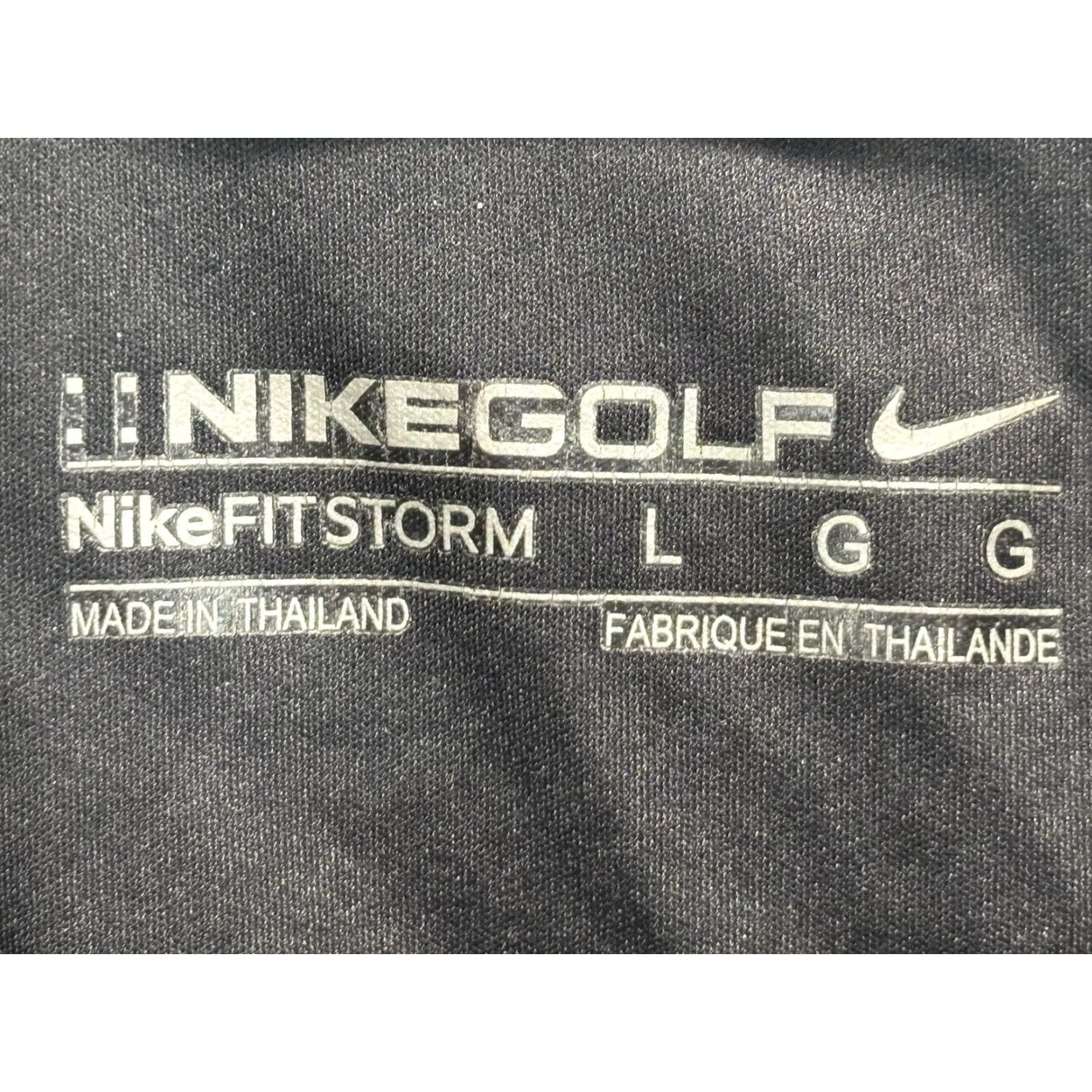 Nike Nike Golf Pullover Jacket Men L Black Gray Half Zip Storm Windbreaker Read Size US L / EU 52-54 / 3 - 5 Thumbnail