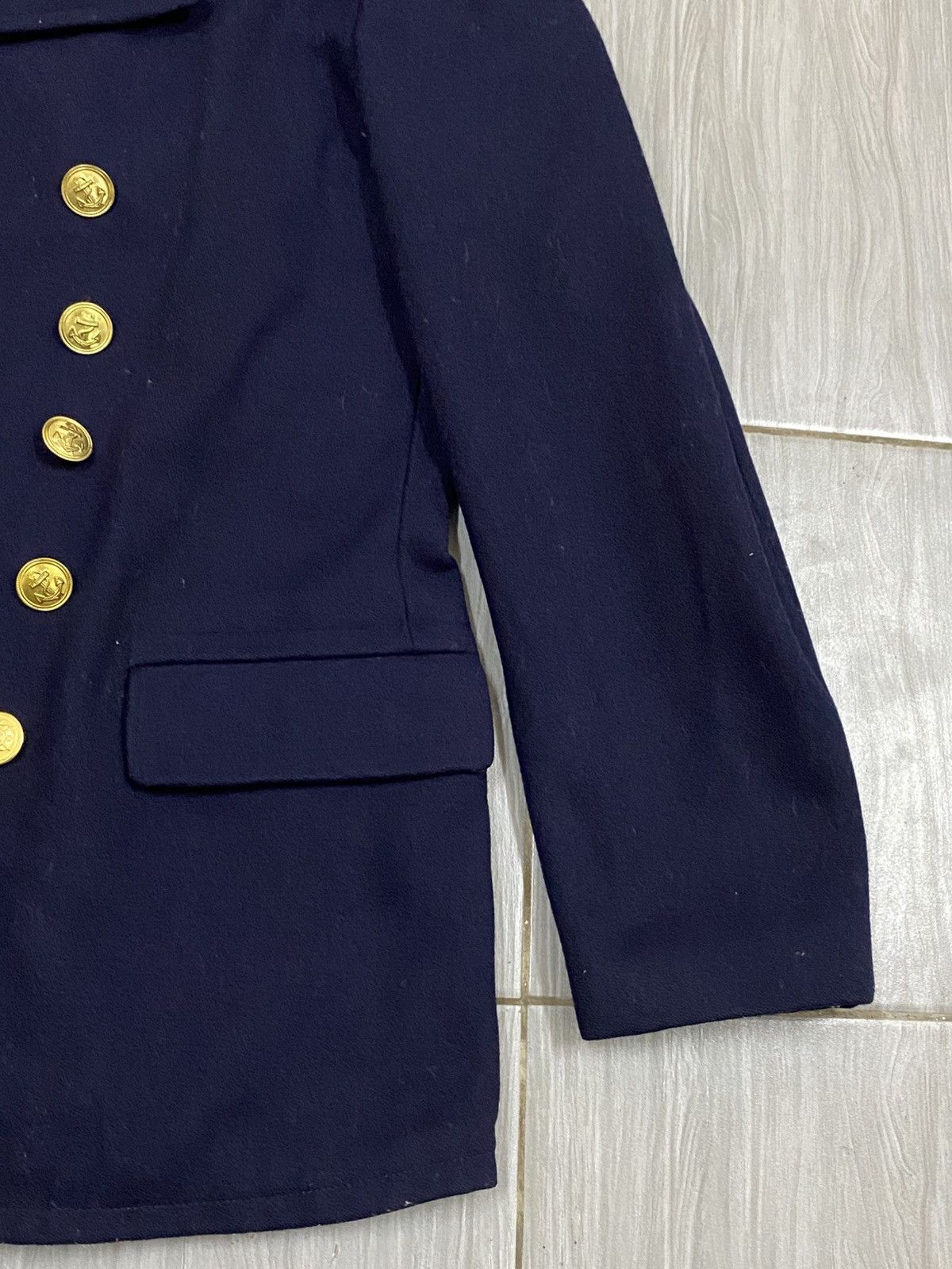 GmbH STURM German Naval Wool Pea Coat – Made in Germany Size US M / EU 48-50 / 2 - 6 Thumbnail