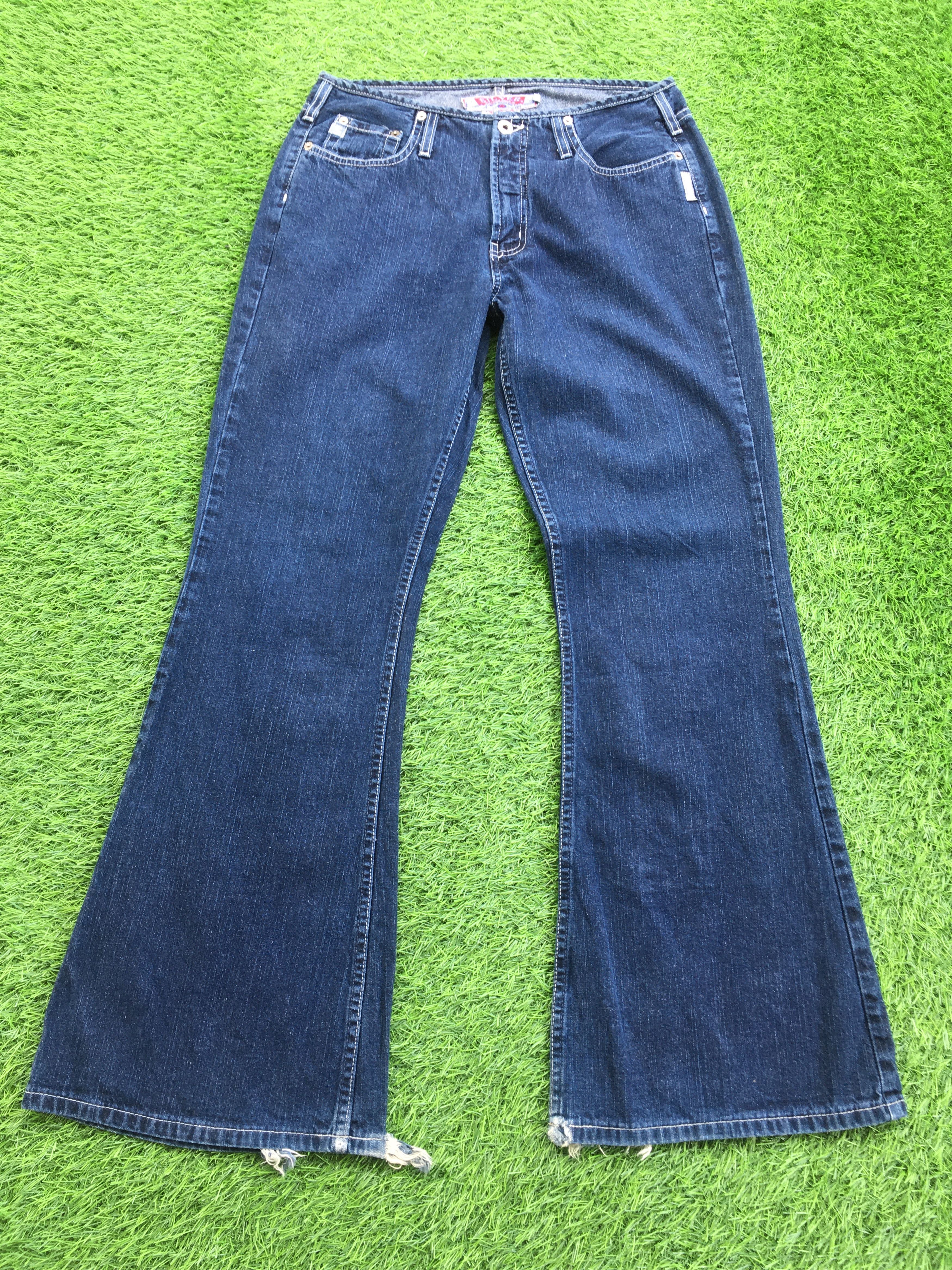 Designer × Silver Jeans Co. Silver Jeans No Waist Flare Jeans D-932 Size 30" / US 8 / IT 44 - 1 Thumbnail