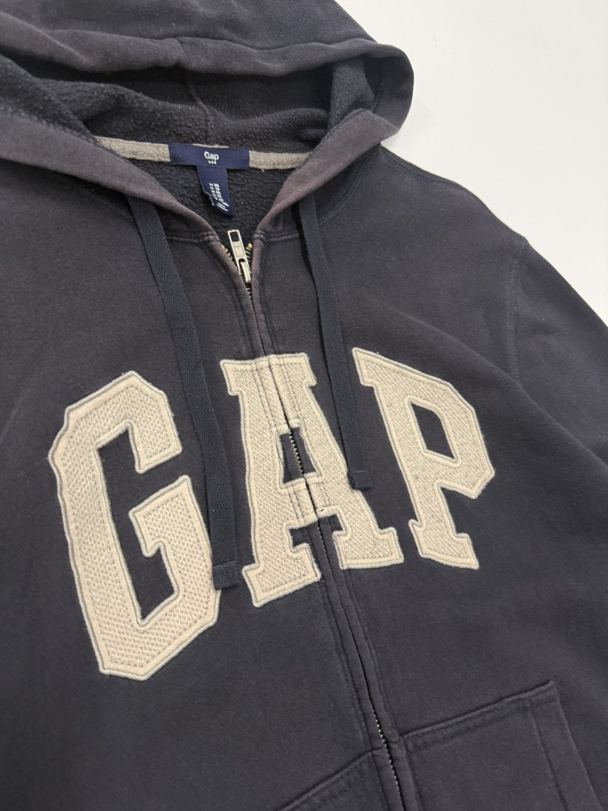 Gap 🔥 Distressed GAP Streetwear Hoodie Sunfaded Blue - XS Size US XS / EU 42 / 0 - 5 Thumbnail