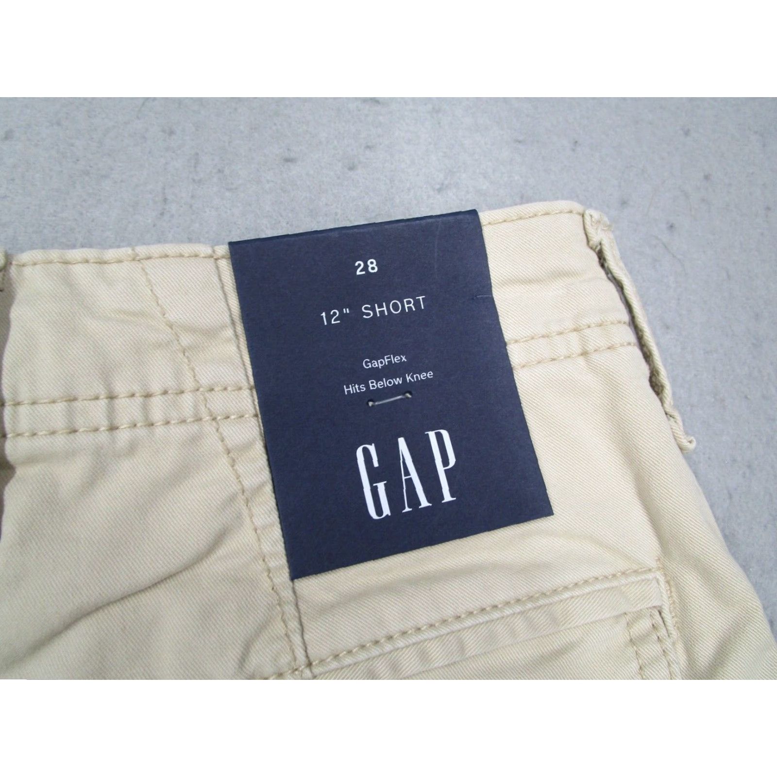 Gap Vintage Gap Men’s Cargo Shorts 28 Regular Beige Cotton Blend 12" Inseam Casual Workwear Size US 28 / EU 44 - 2 Thumbnail