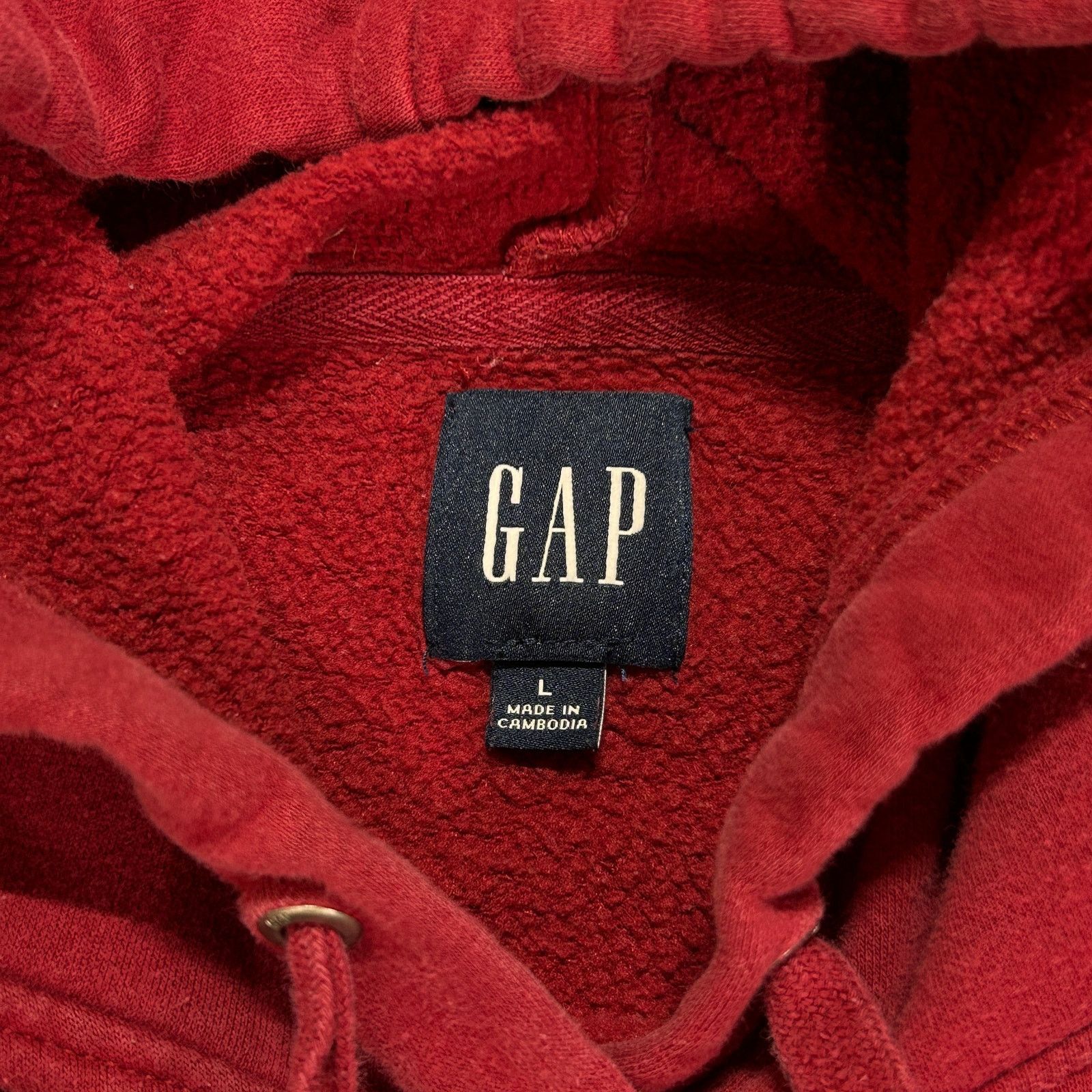 Gap Gap 1969 Applique burgundy casual sportswear hoodie mens L Size US L / EU 52-54 / 3 - 4 Thumbnail