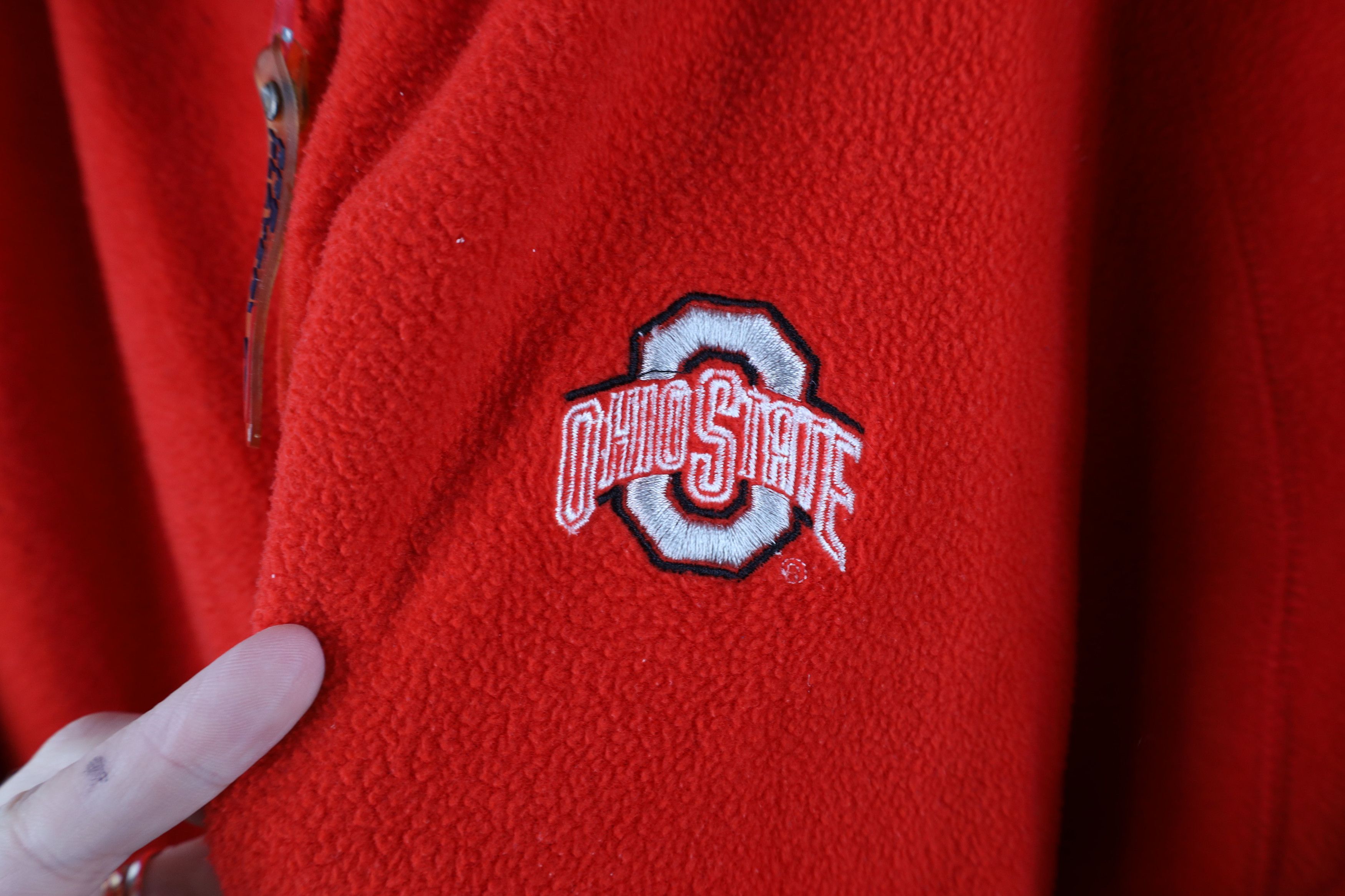 Vintage Vintage 90s Y2K Brutus Ohio State University Fleece Jacket Size US XXL / EU 58 / 5 - 6 Thumbnail