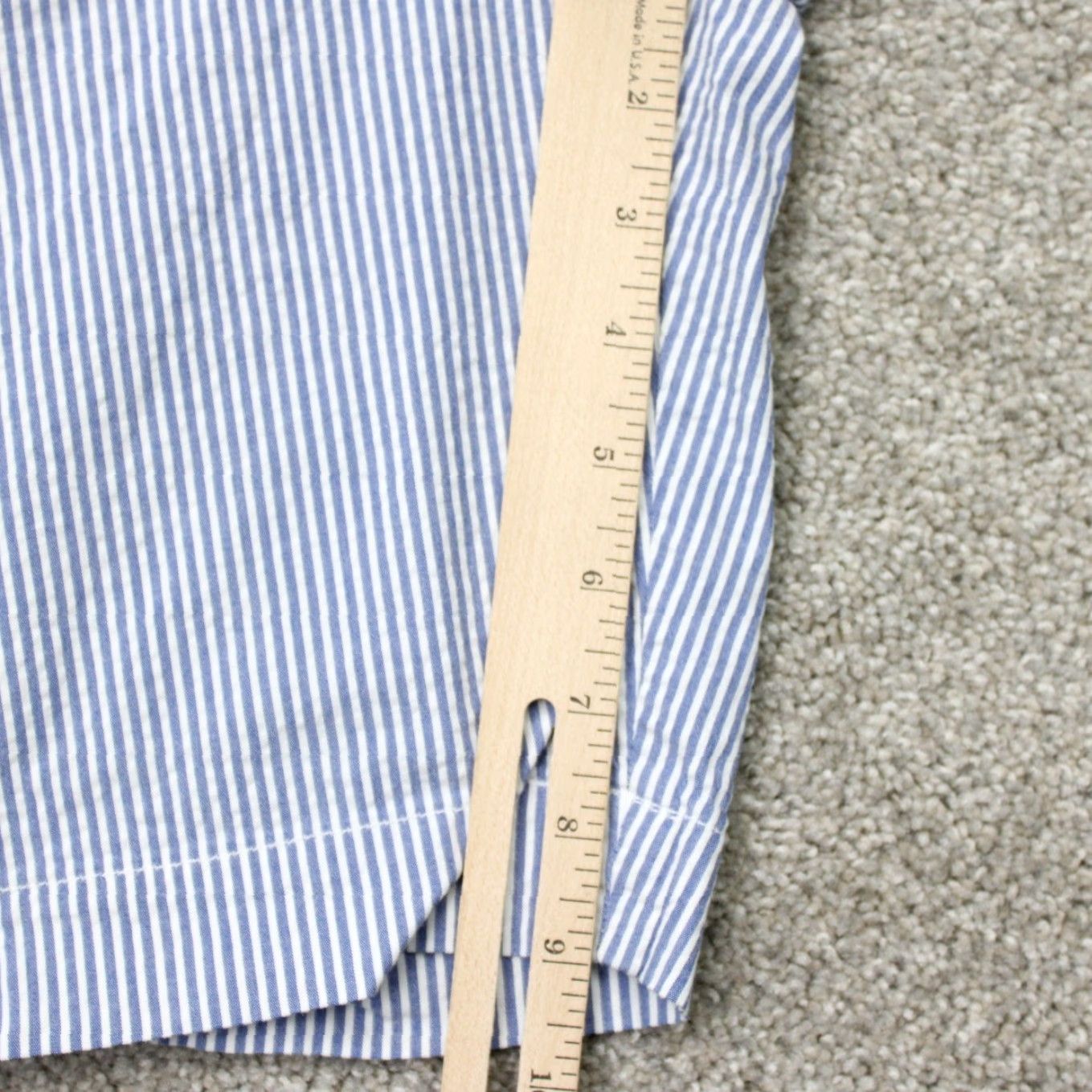 Polo Ralph Lauren POLO Ralph Lauren Shorts Mens 40 Blue Stretch Straight Fit Chino Flesh Pony Size US L / EU 52-54 / 3 - 3 Thumbnail