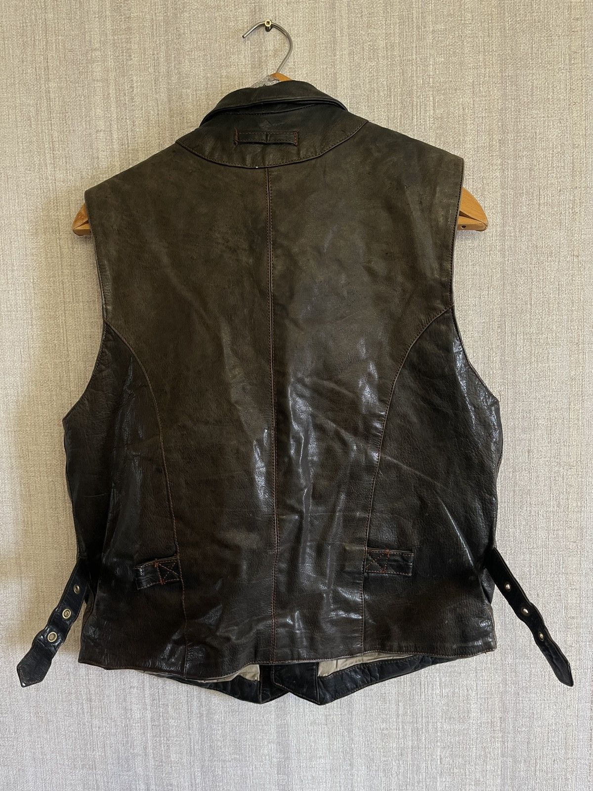 Vintage Vintage leather bikers vest Size US M / EU 48-50 / 2 - 9 Thumbnail
