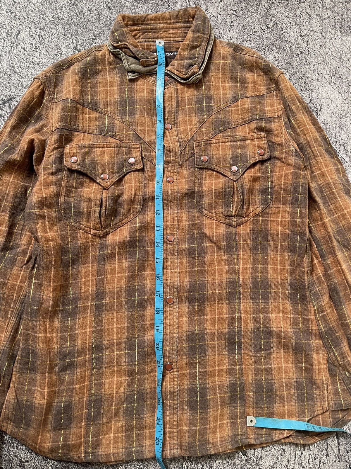 Japanese Brand HIDE AWAYS NICOLE CLUB FLANNEL SHIRT Size US M / EU 48-50 / 2 - 10 Thumbnail