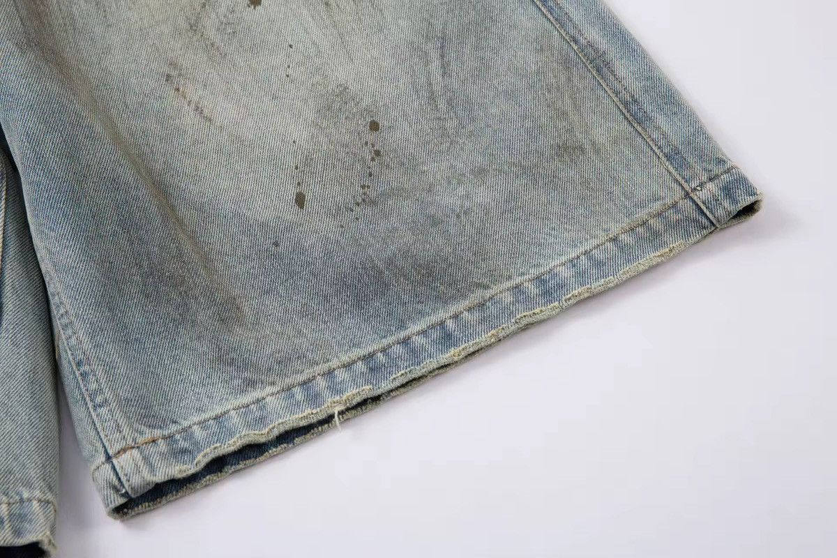 Designer × Vintage Dirty Washed Design Old Retro Vintage Y2k Shorts Size US 32 / EU 48 - 8 Thumbnail