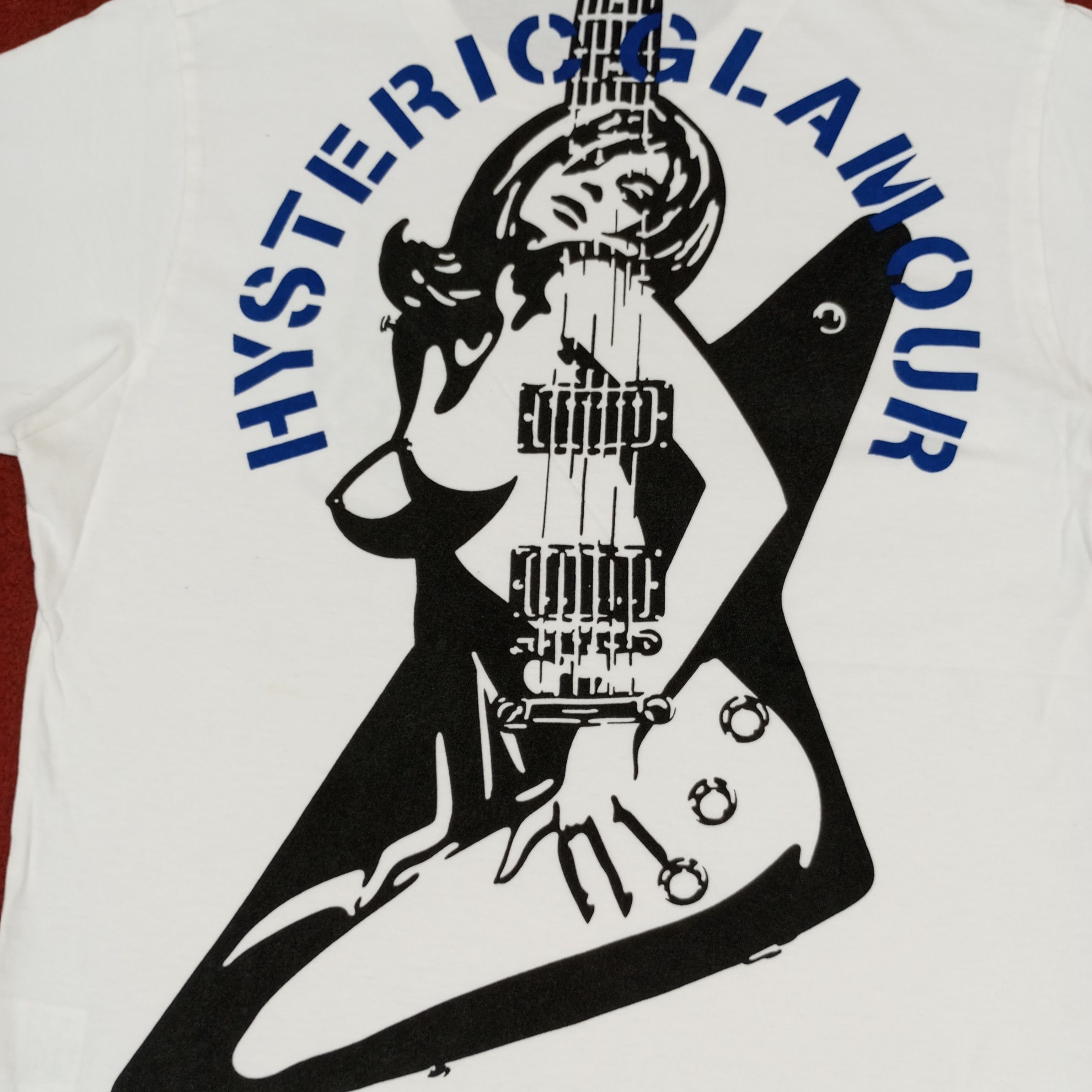 Hysteric Glamour × Japanese Brand × Vintage Hysteric Glamour Japanese Brand Music Design Style Tshirt Size US S / EU 44-46 / 1 - 2 Thumbnail