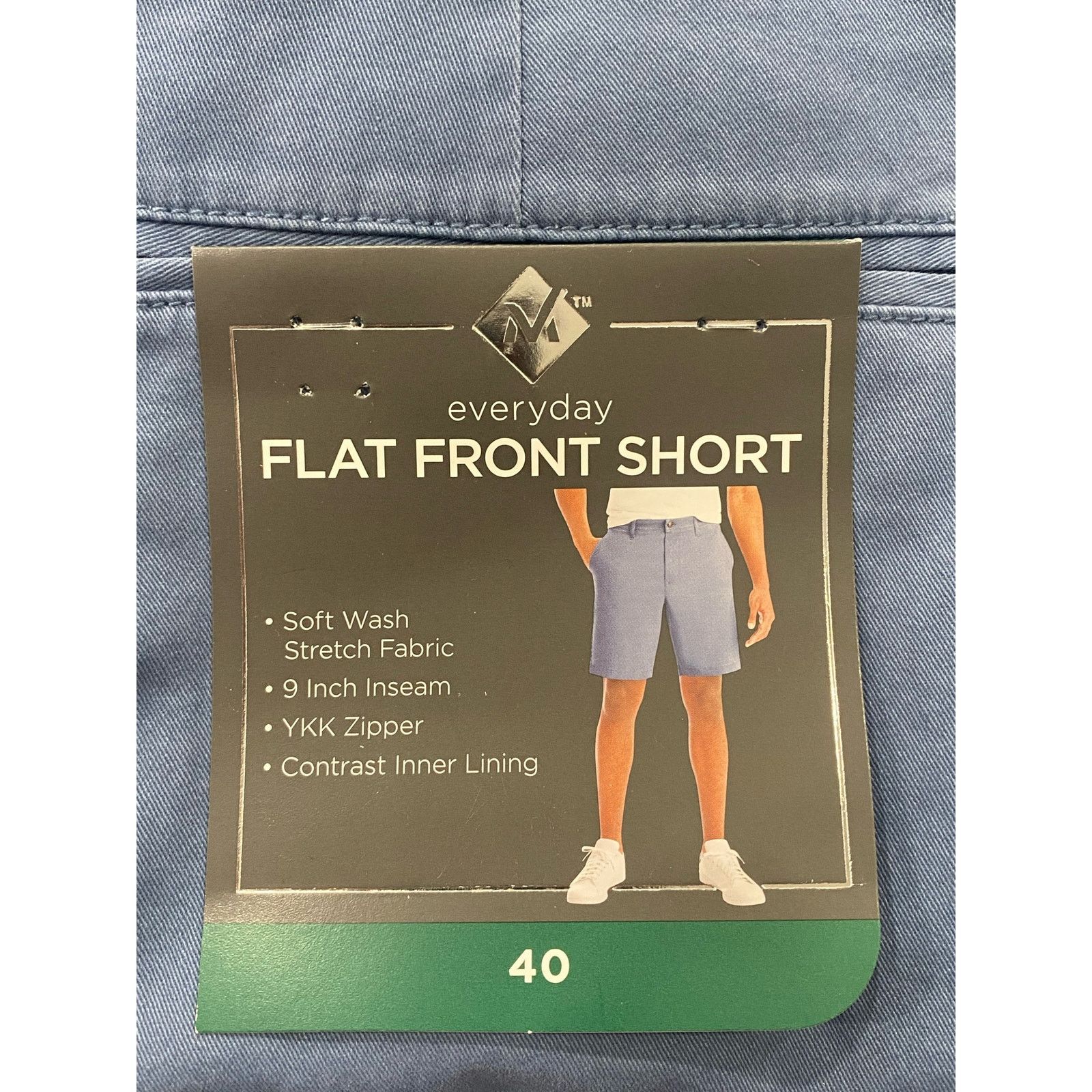 Other Members Mark Men's Everyday Stretch Flat Front Short SZ 40 Size US 40 / EU 56 - 5 Thumbnail