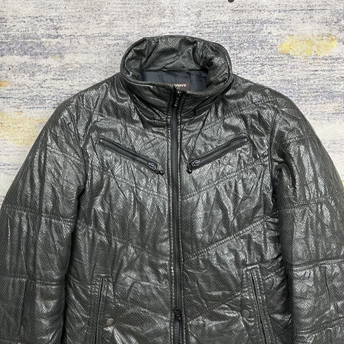 HIDEAWAYS Hideaways snake skin effect riders jacket vkei l.g.b style Size US S / EU 44-46 / 1 - 4 Thumbnail
