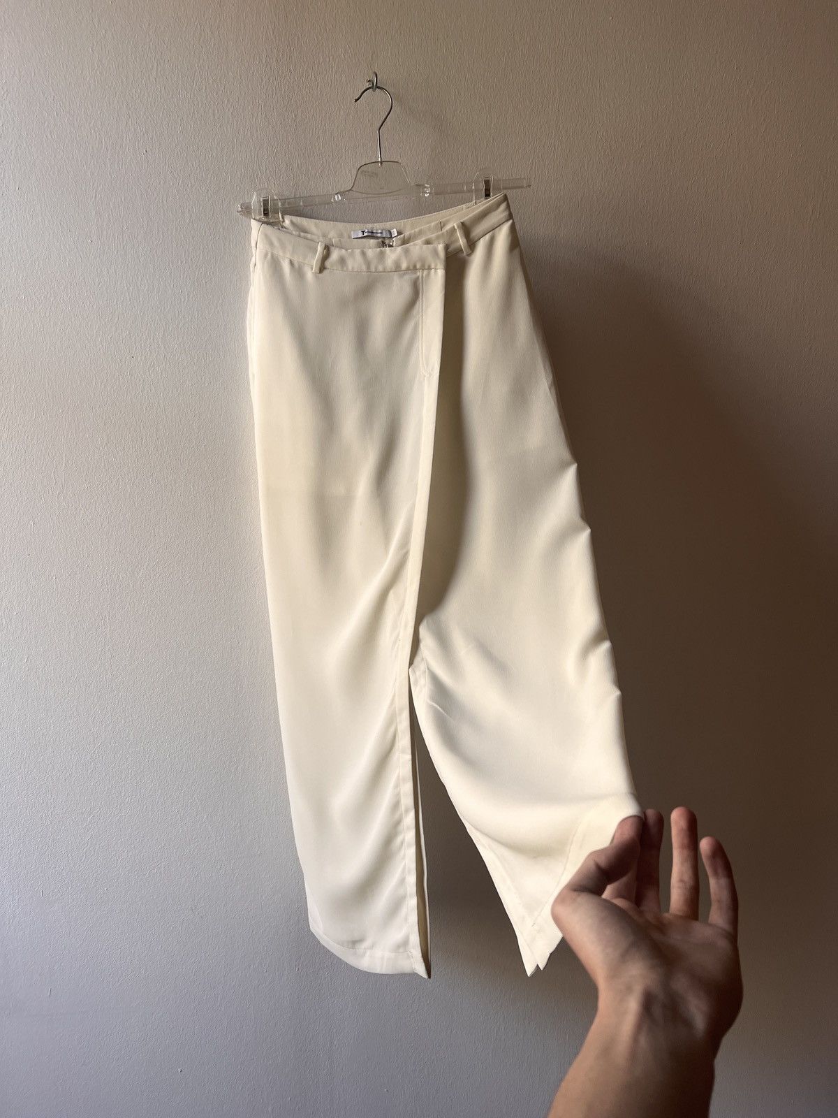 Alexander Wang Alexander Wang White Double Maxi Mini Skirt Size 26" / US 2 / IT 38 - 4 Thumbnail