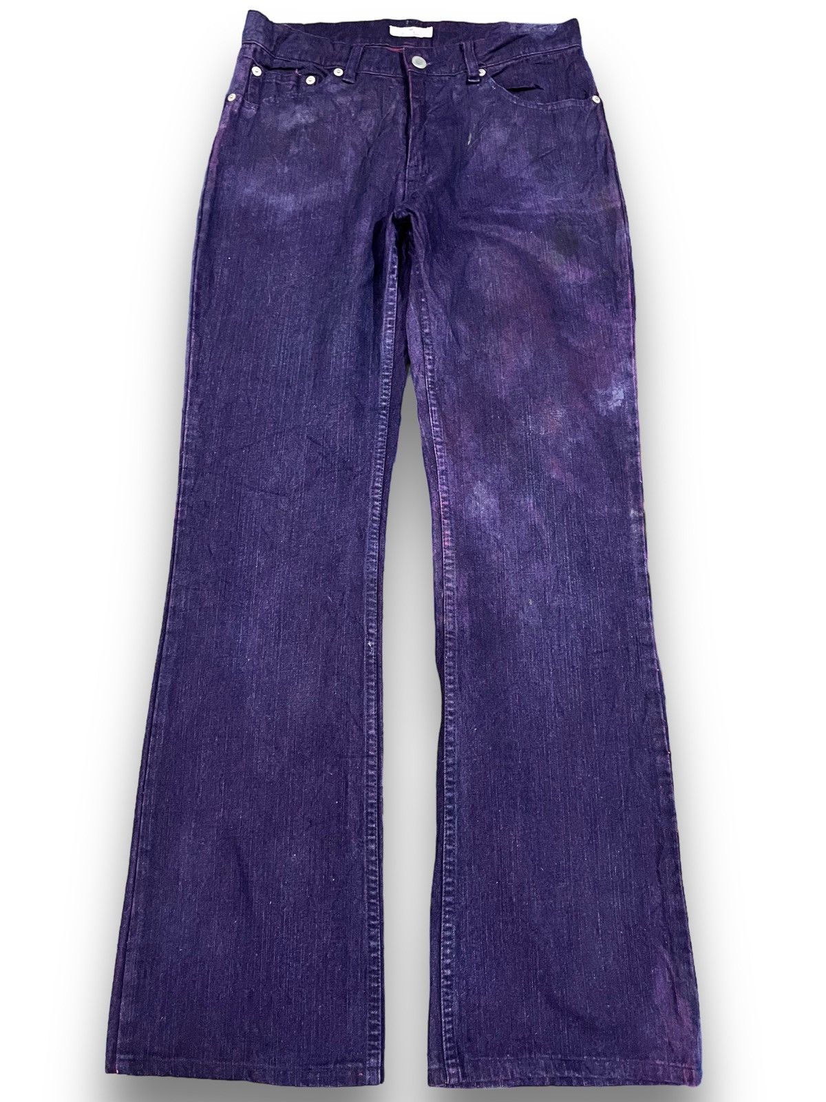 14th Addiction × MAJESTIC FILATURES × Majestic Vintage Majestic Legion Flare Denim Size US 29 - 1 Thumbnail