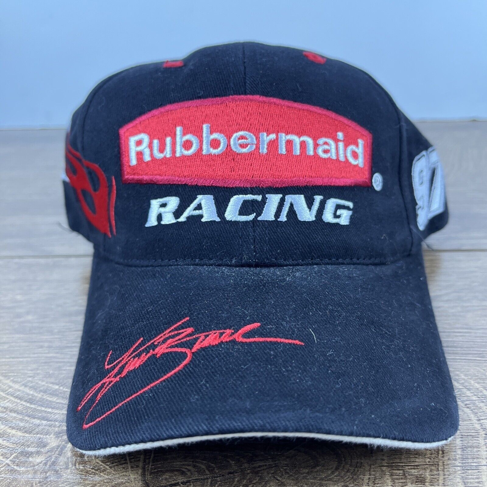 Other Rubbermaid Racing Hat Roush Racing Black Hat Adjustable NASC Size ONE SIZE - 1 Thumbnail