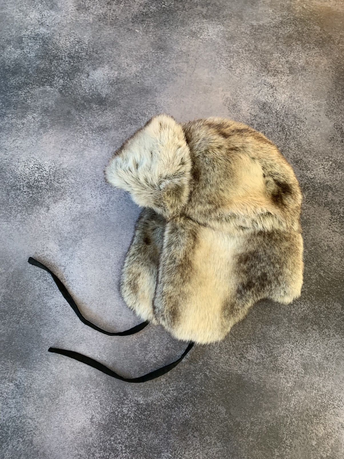 Japanese Brand Vintage Crazy Y2k Mohair Fuzzy Hat Ushanka Punk Huge Size ONE SIZE - 1 Thumbnail