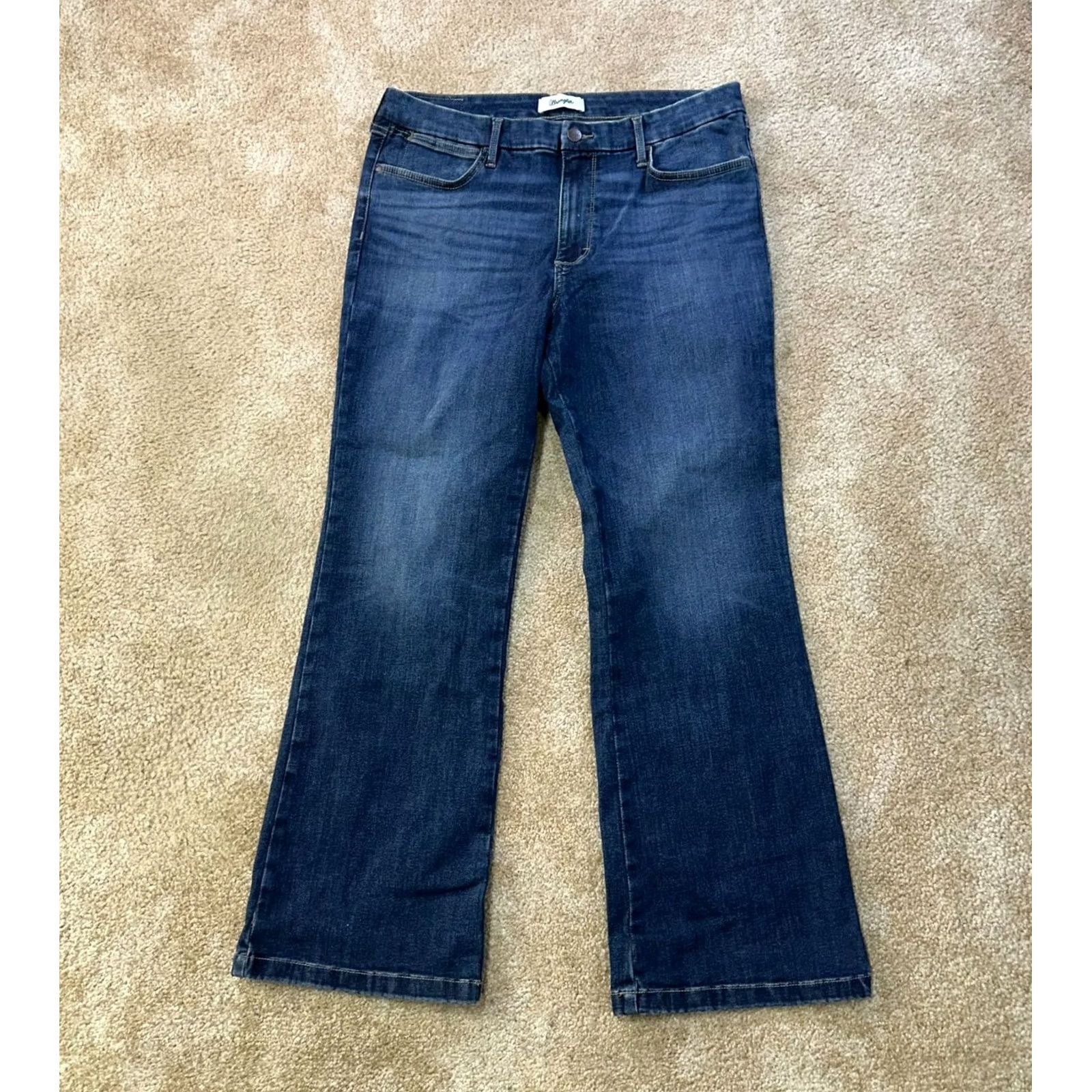 Wrangler Wrangler Bespoke Boot Cut Jeans Womens 33x30 Stretch High Rise Western Denim Size 24" / US 00 / IT 34 - 2 Thumbnail