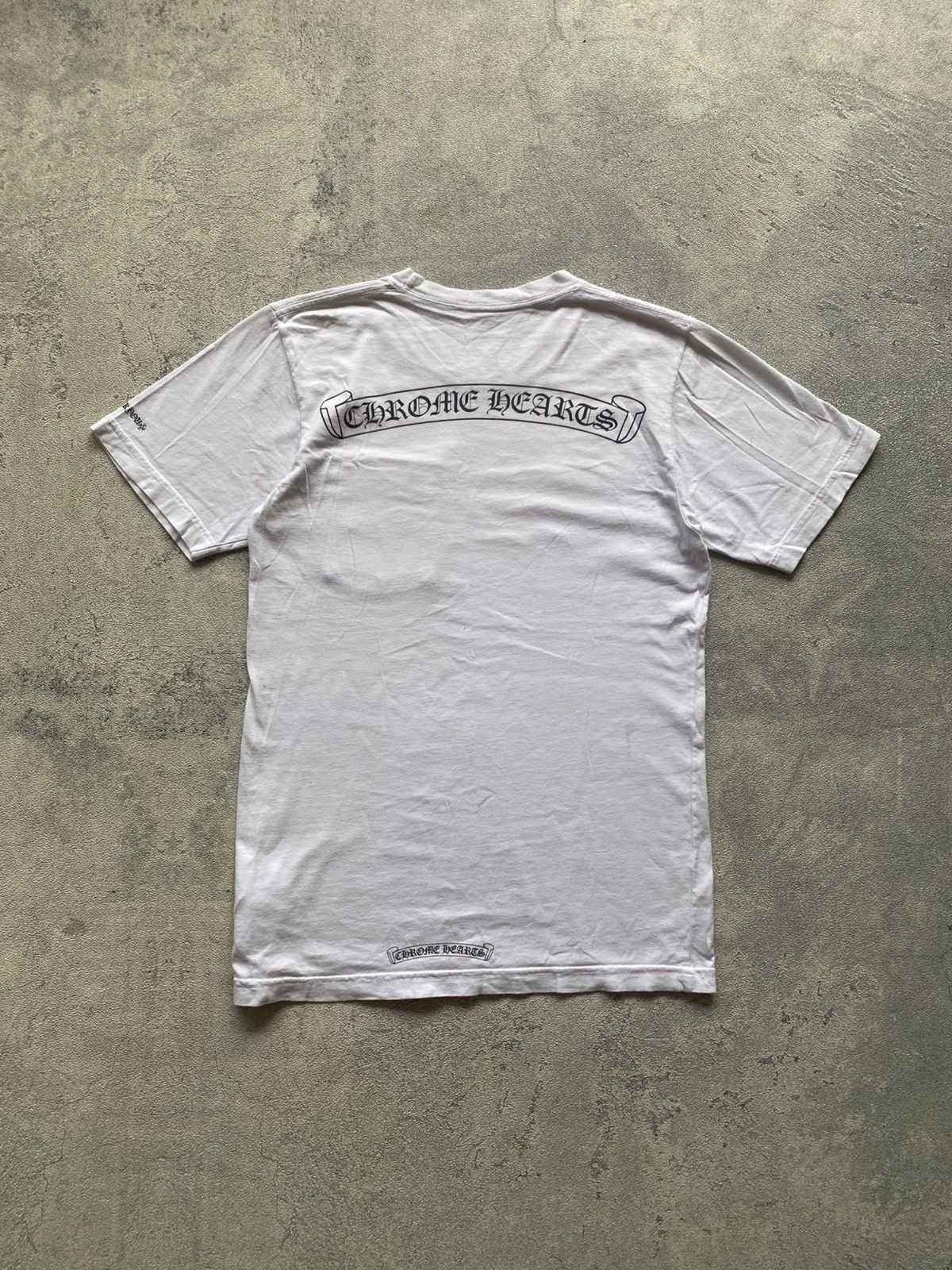 Chrome Hearts Chrome Hearts Scroll Logo Pocket Tee | Grailed