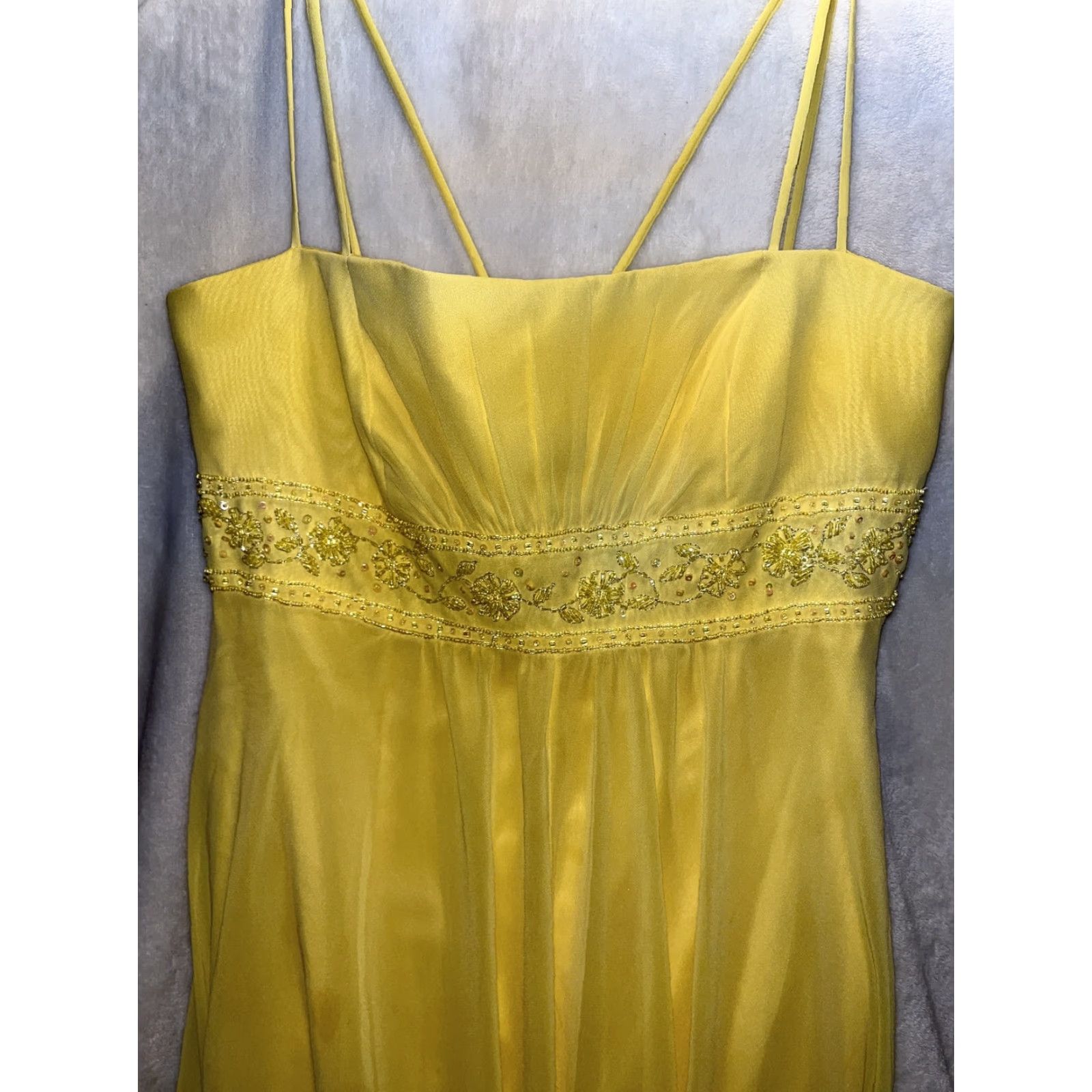 Vintage David’s Bridal Sunbeam Gown Adult Size 2 Prom Or Bridesmaids Dress Evening Size ONE SIZE - 3 Thumbnail
