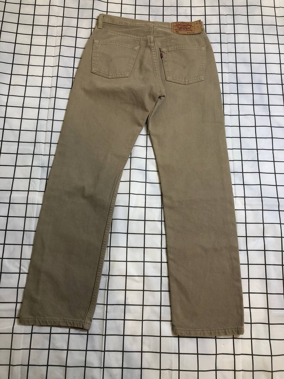 Levi's Levi's 501 Beige Vintage Denim Jeans 30x30 Size US 30 / EU 46 - 16 Thumbnail