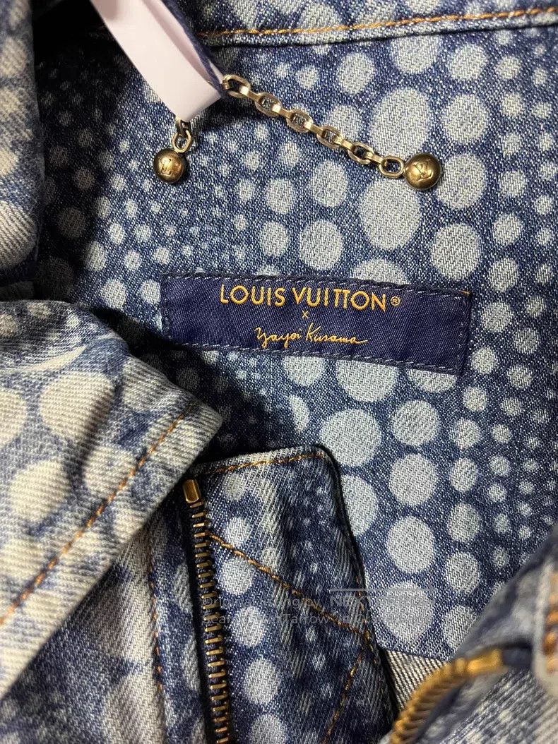 Louis Vuitton Louis Vuitton Yayoi Kusama Denim Jacket Size US L / EU 52-54 / 3 - 7 Thumbnail