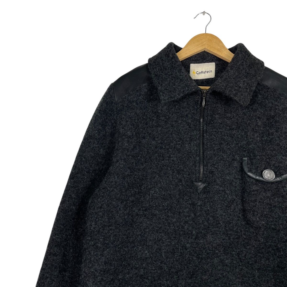 Designer × Other 💥GOTTSTEIN WOOL CRUISER ZIPPER JACKET Size US M / EU 48-50 / 2 - 6 Thumbnail
