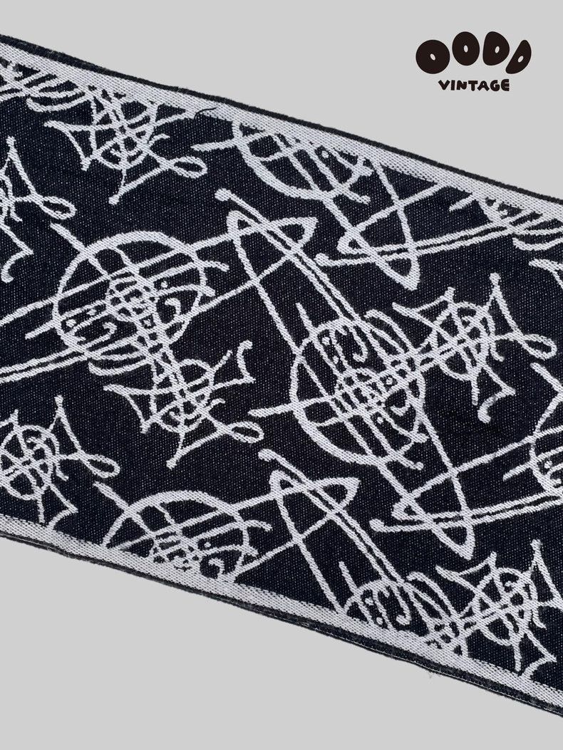 Vivienne Westwood Vivienne Westwood A Saturn scarf with black and white doub Size ONE SIZE - 6 Thumbnail