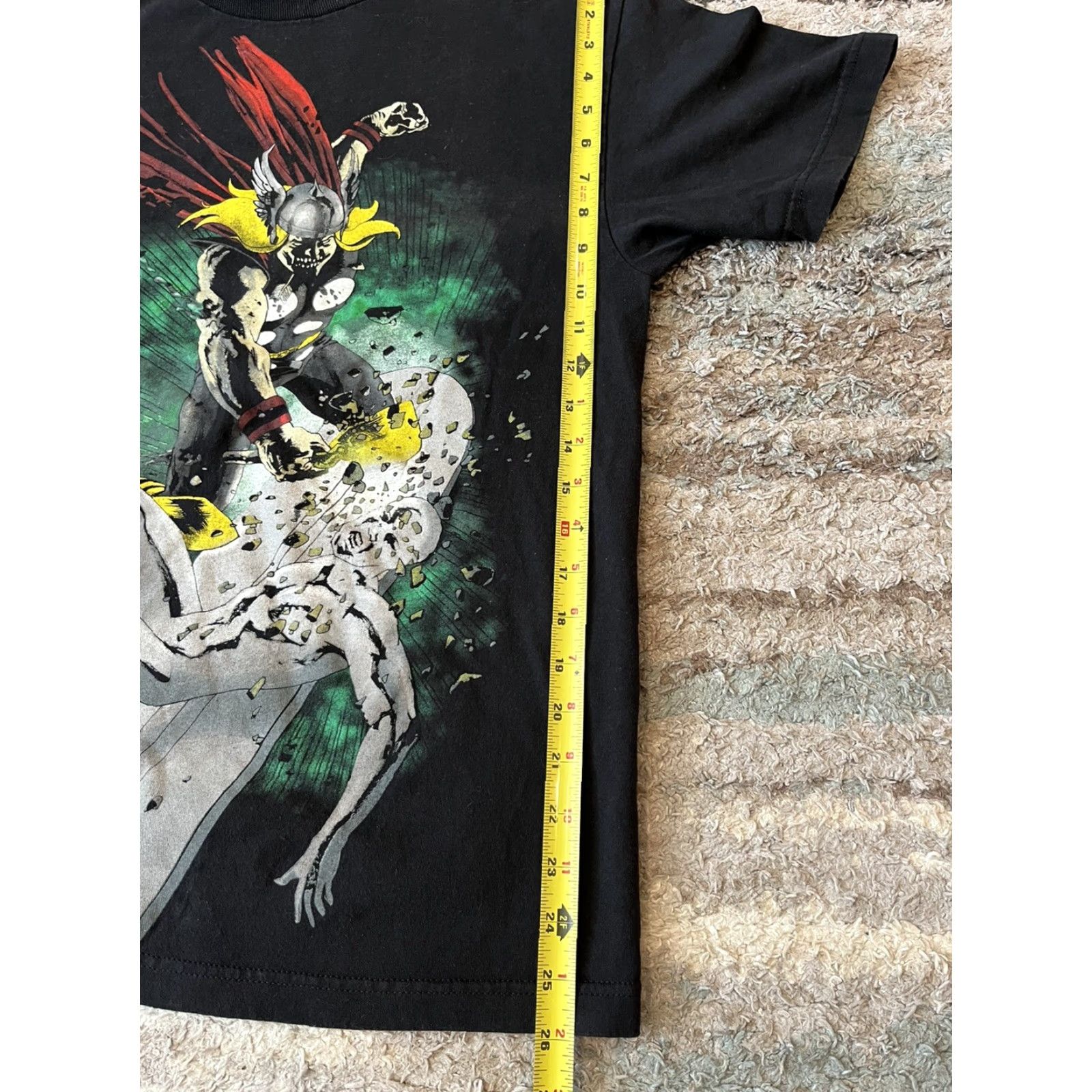 Vintage MARVEL T-SHIRT Zombie Thor vs Silver Surfer 2007 Deadstock Vintage Medium Comics Black M Shirt Mens Size US M / EU 48-50 / 2 - 3 Thumbnail