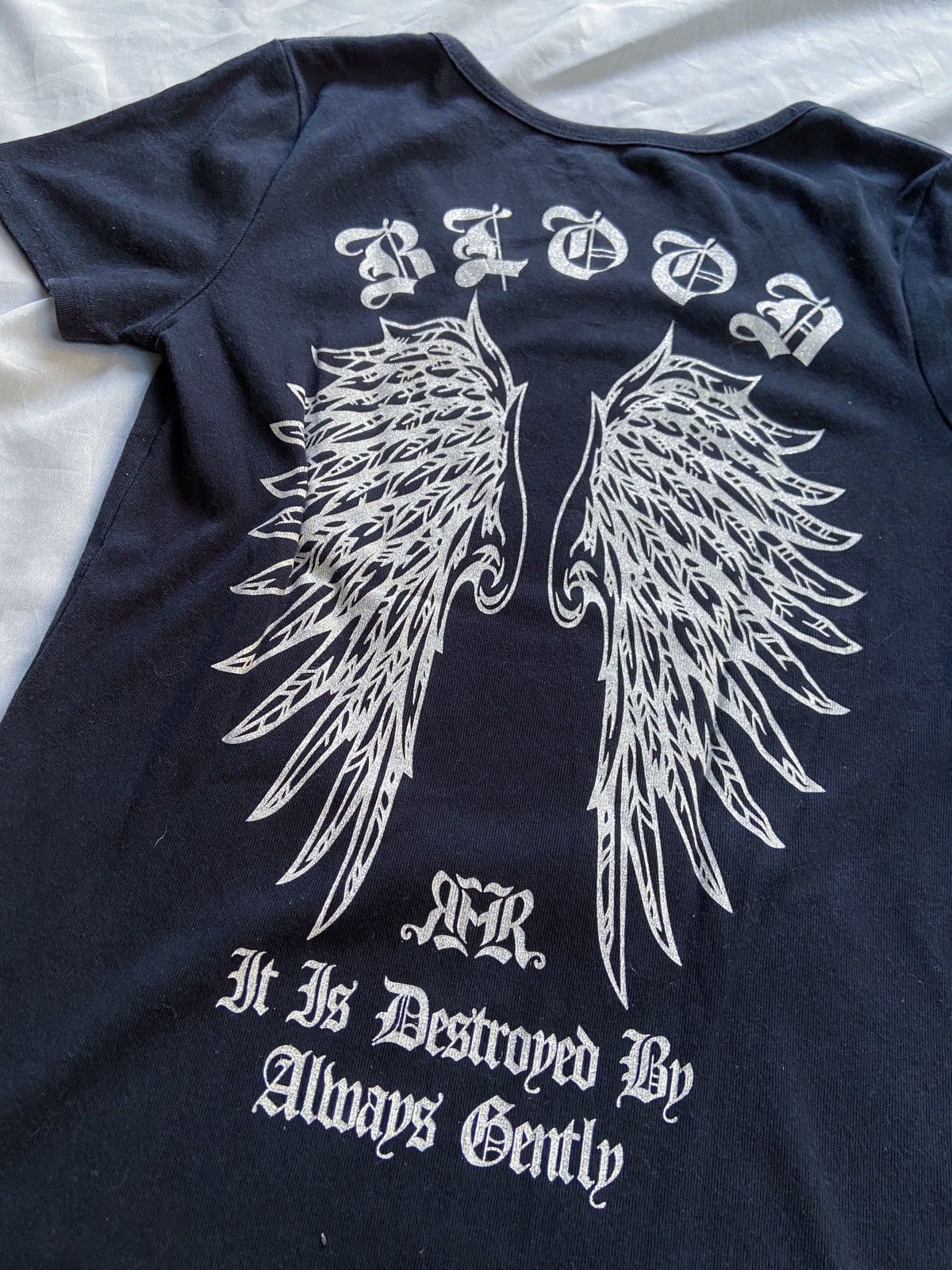 Le Grande Bleu (L.G.B.) ALWAYS GENTLY CLOSELY FROM BACK IT IS DESTROYED TEE Size US S / EU 44-46 / 1 - 9 Thumbnail