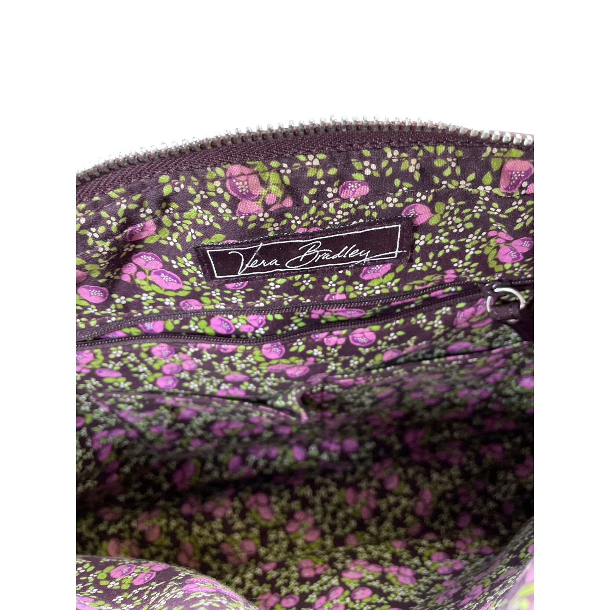 Vera Bradley Vera Bradley Womens Purple Quilted Medium Shoulder handbag m Size ONE SIZE - 17 Thumbnail