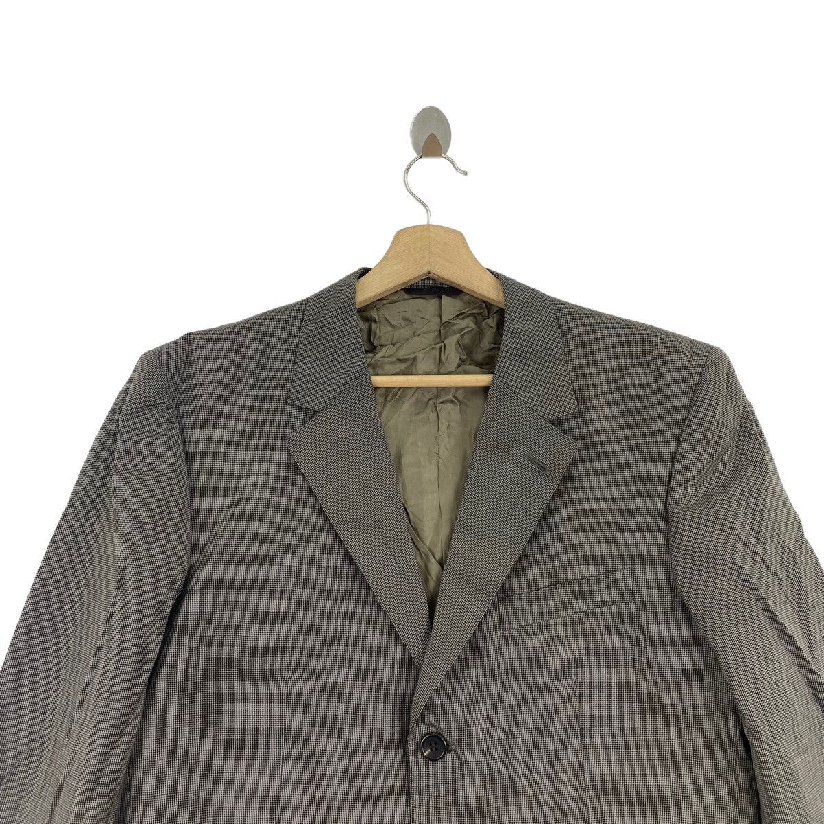 Paul Smith PAUL SMITH COLLECTION Check Tartan Grey Blazer Coat Size US M / EU 48-50 / 2 - 2 Thumbnail