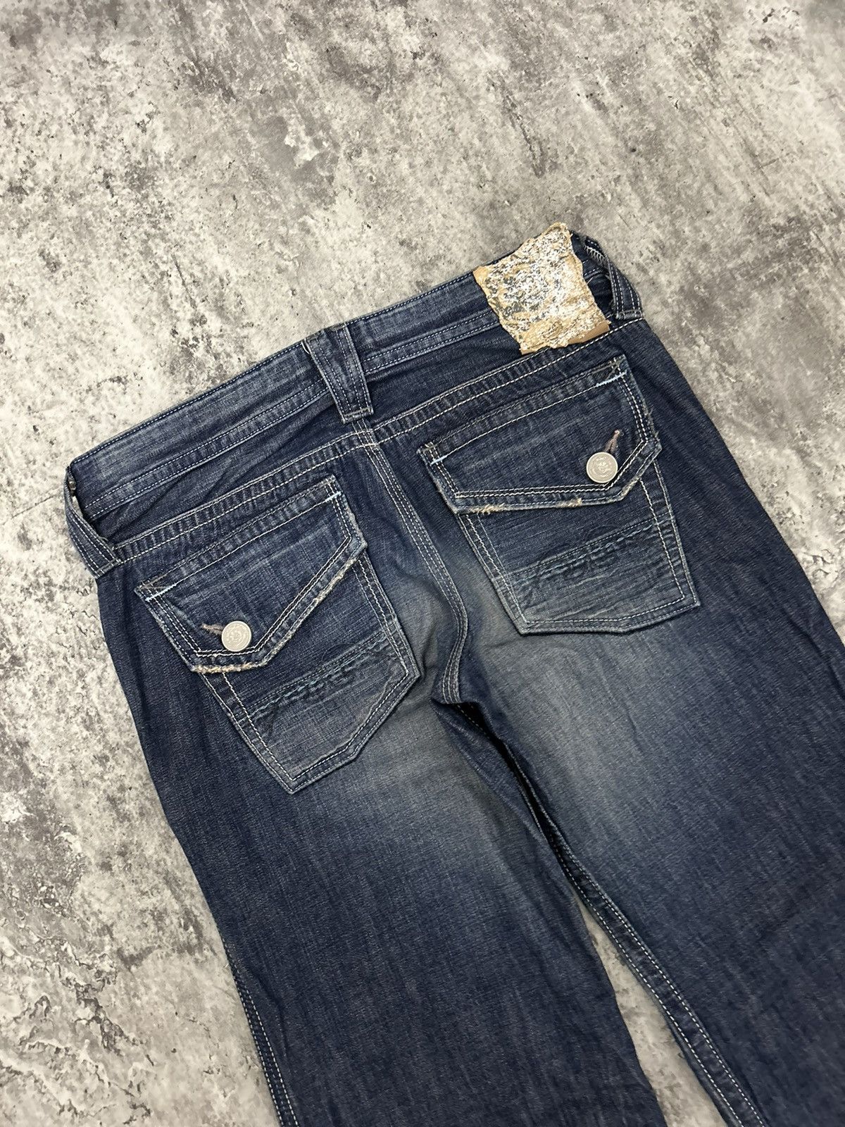 Tornado Mart Vintage Japanese Brappers Flare Jeans Size 28" / US 6 / IT 42 - 7 Thumbnail